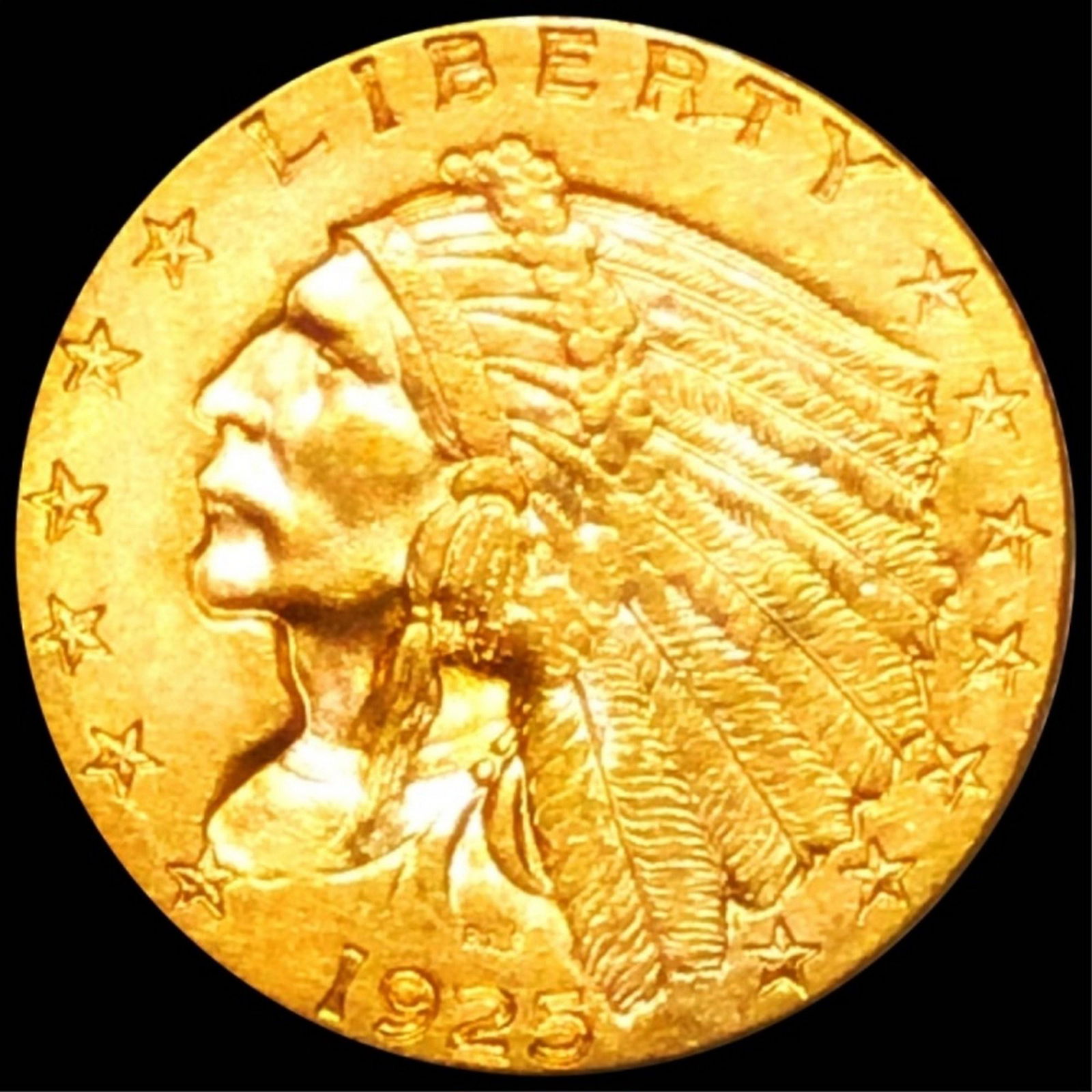 1925-D $2.50 Gold Quarter Eagle UNCIRCULATED (1 of 2)