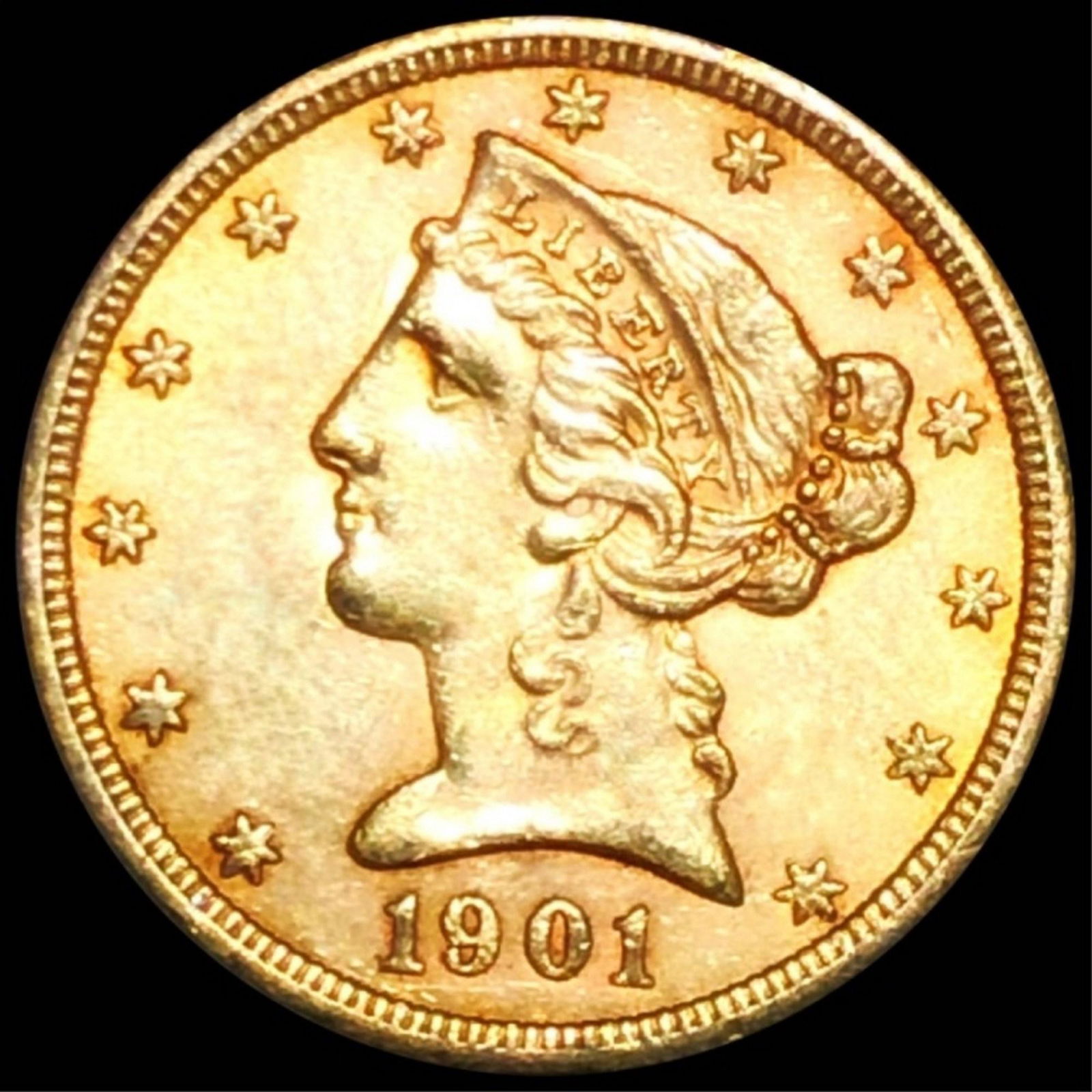 1901-S $5 Gold Half Eagle UNCIRCULATED (1 of 2)