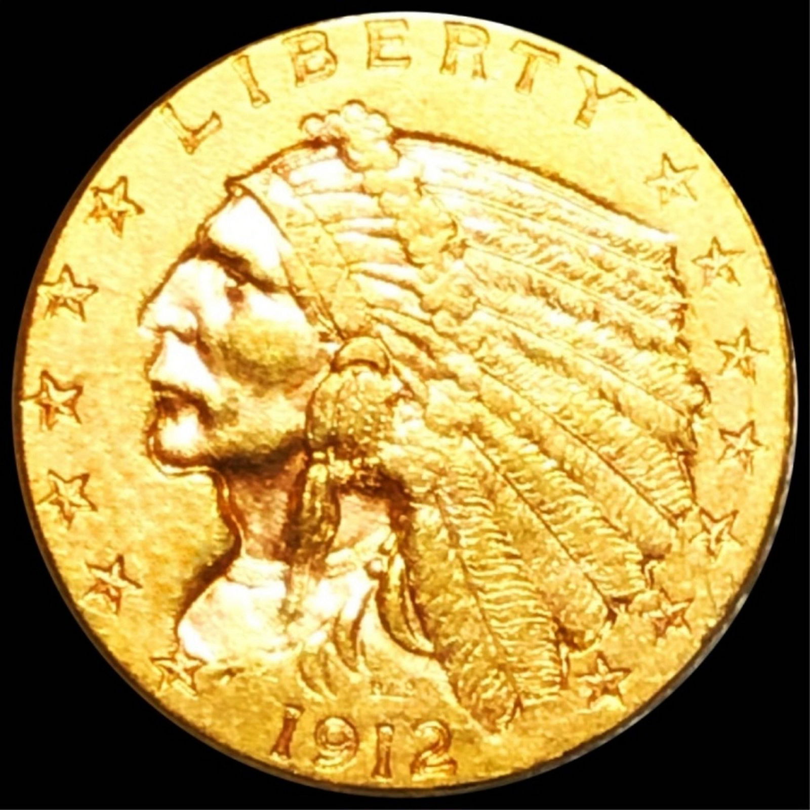 1912 $2.50 Gold Quarter Eagle UNCIRCULATED (1 of 2)