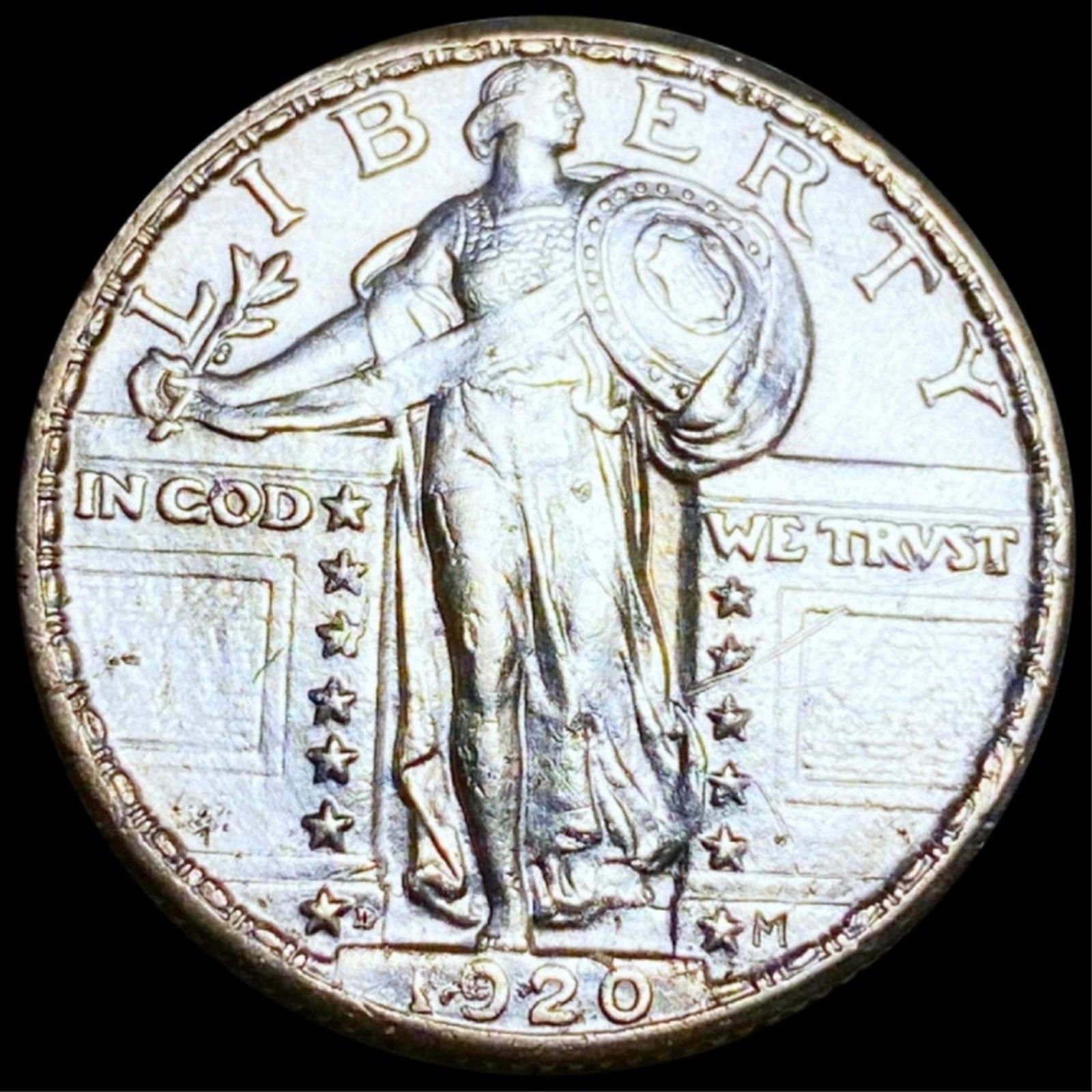 1920-D Standing Liberty Quarter CLOSELY UNC (1 of 2)
