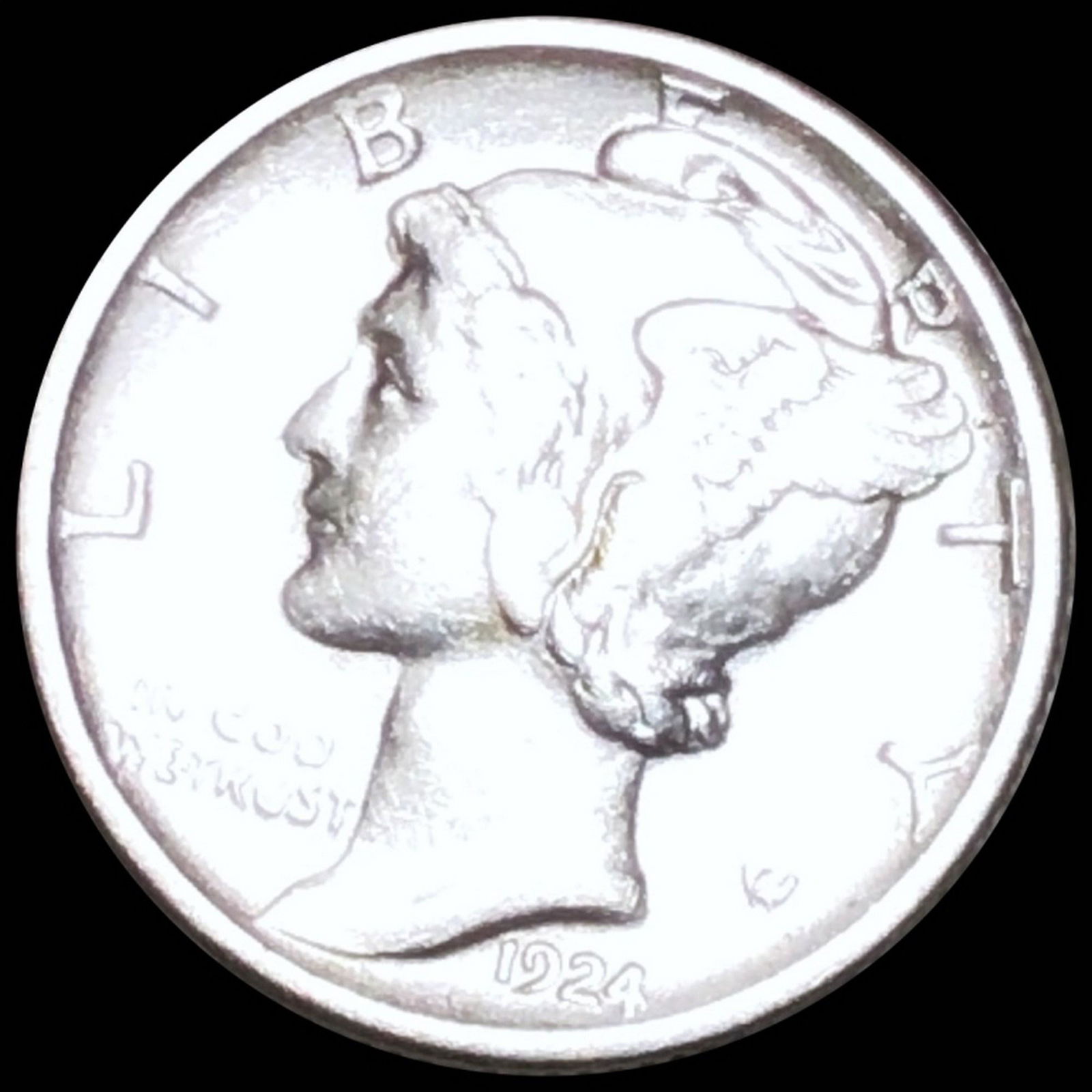 1924-S Mercury Silver Dime UNCIRCULATED (1 of 2)
