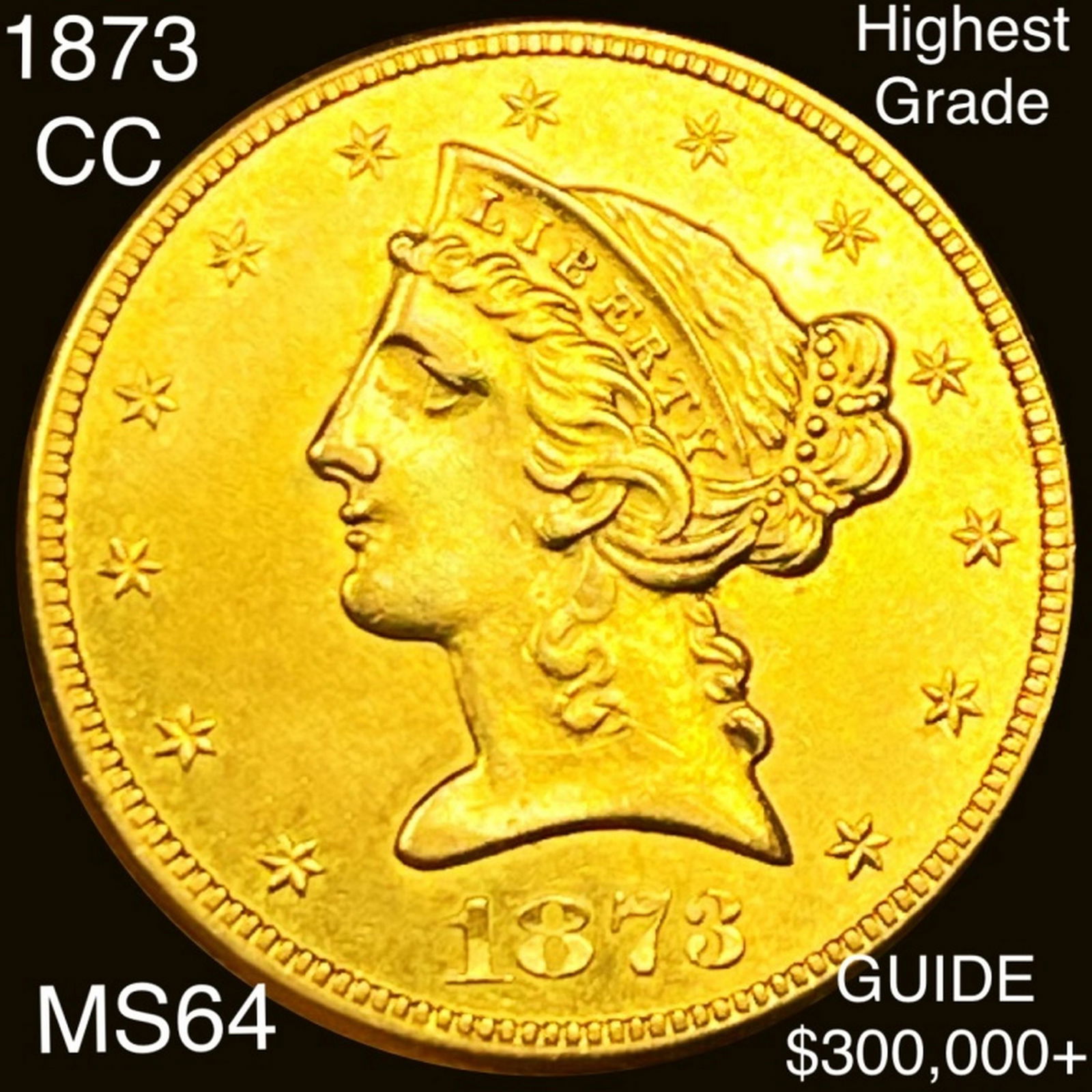 1873-CC $5 Gold Half Eagle CHOICE BU (1 of 2)