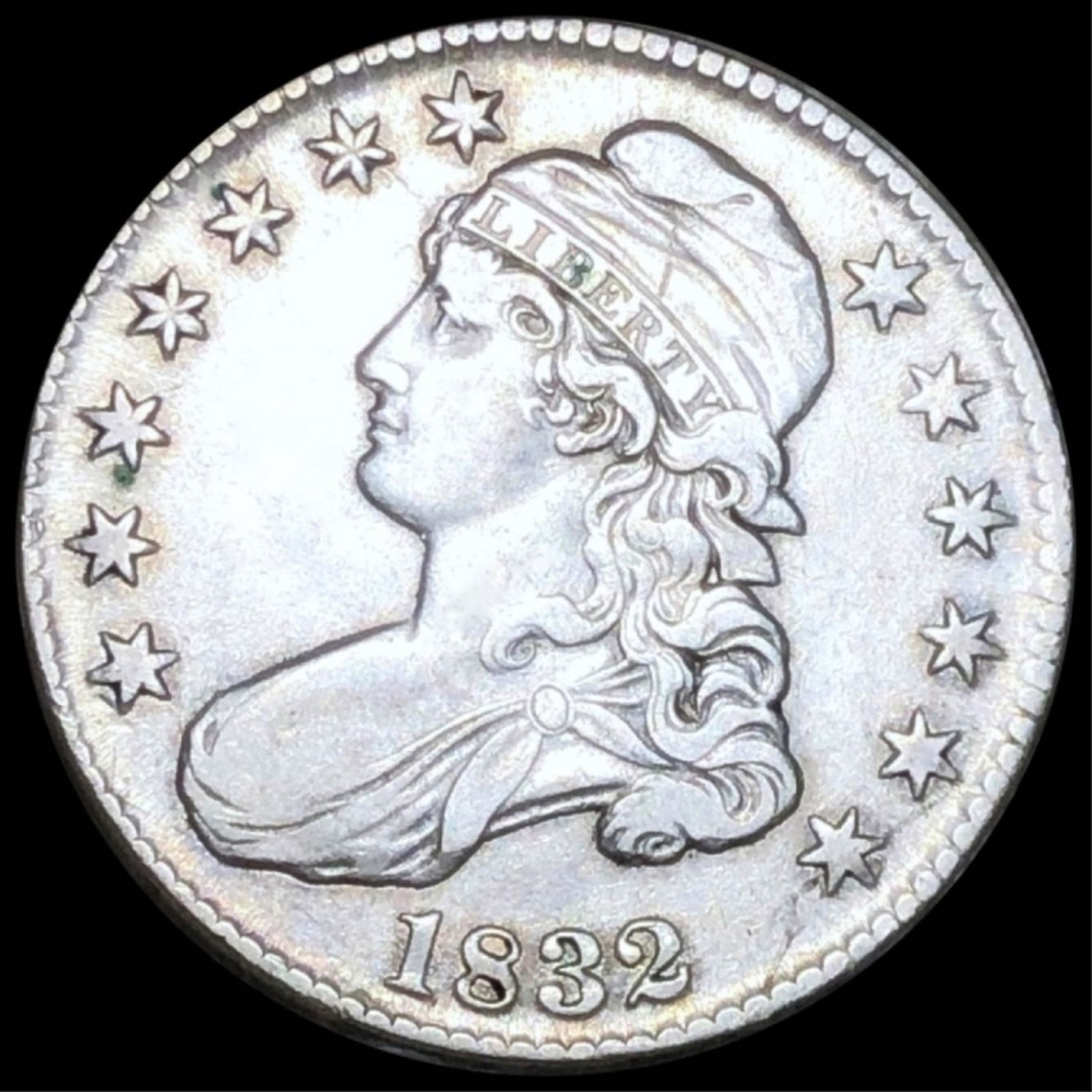 1832 Capped Bust Half Dollar NEARLY UNC (1 of 2)