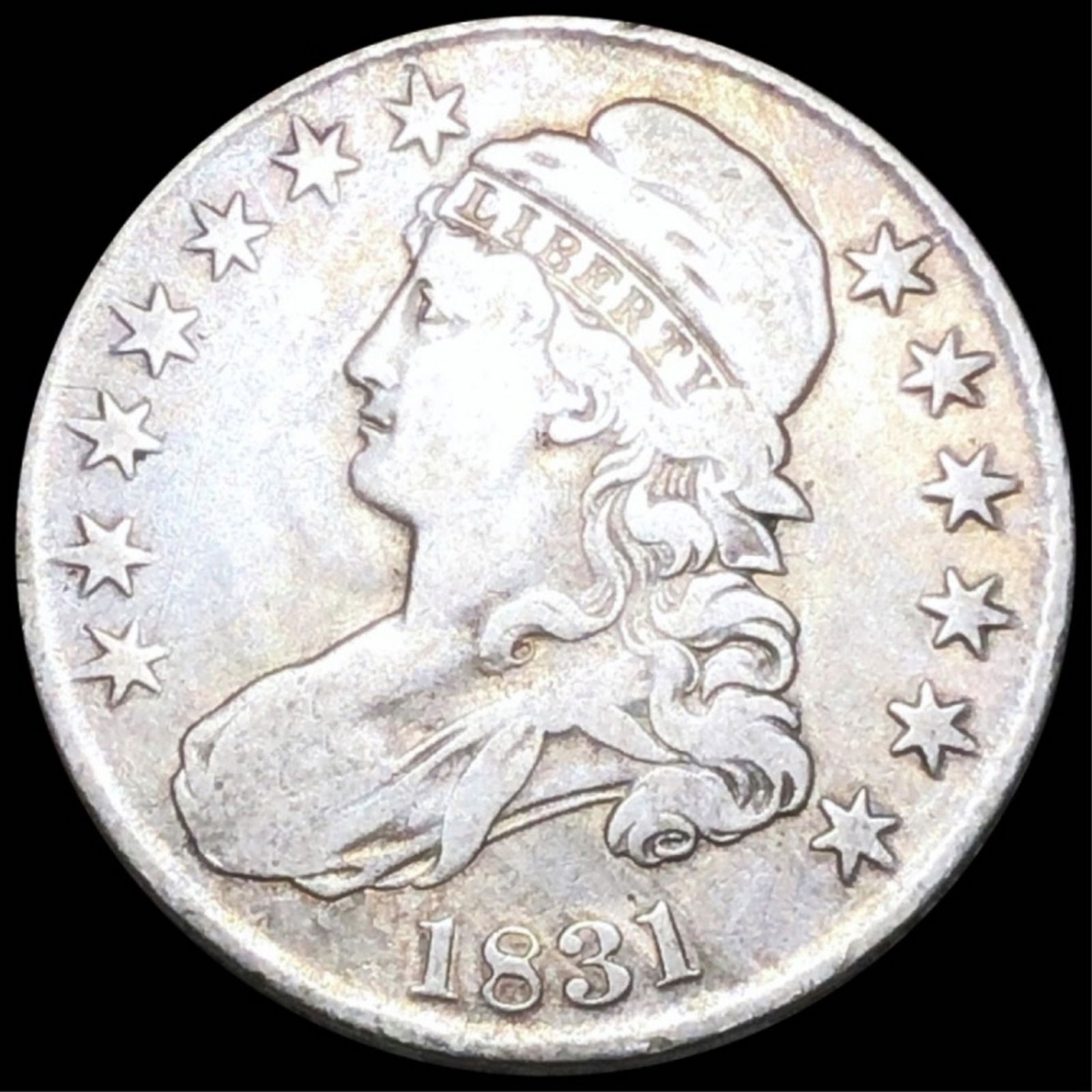 1831 Capped Bust Half Dollar NICELY CIRC (1 of 2)