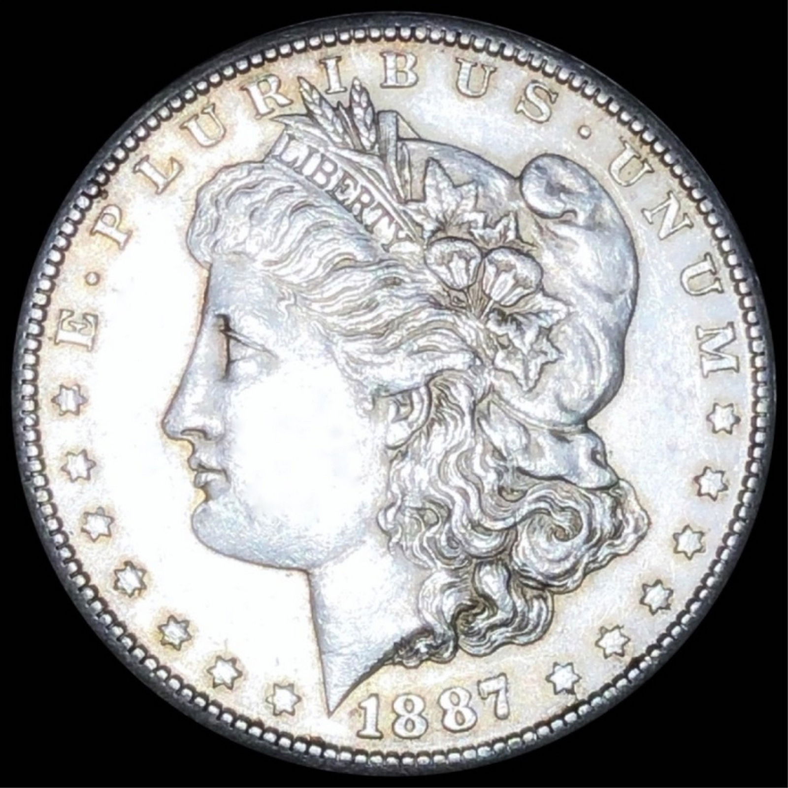 1887-S Morgan Silver Dollar UNC (1 of 2)
