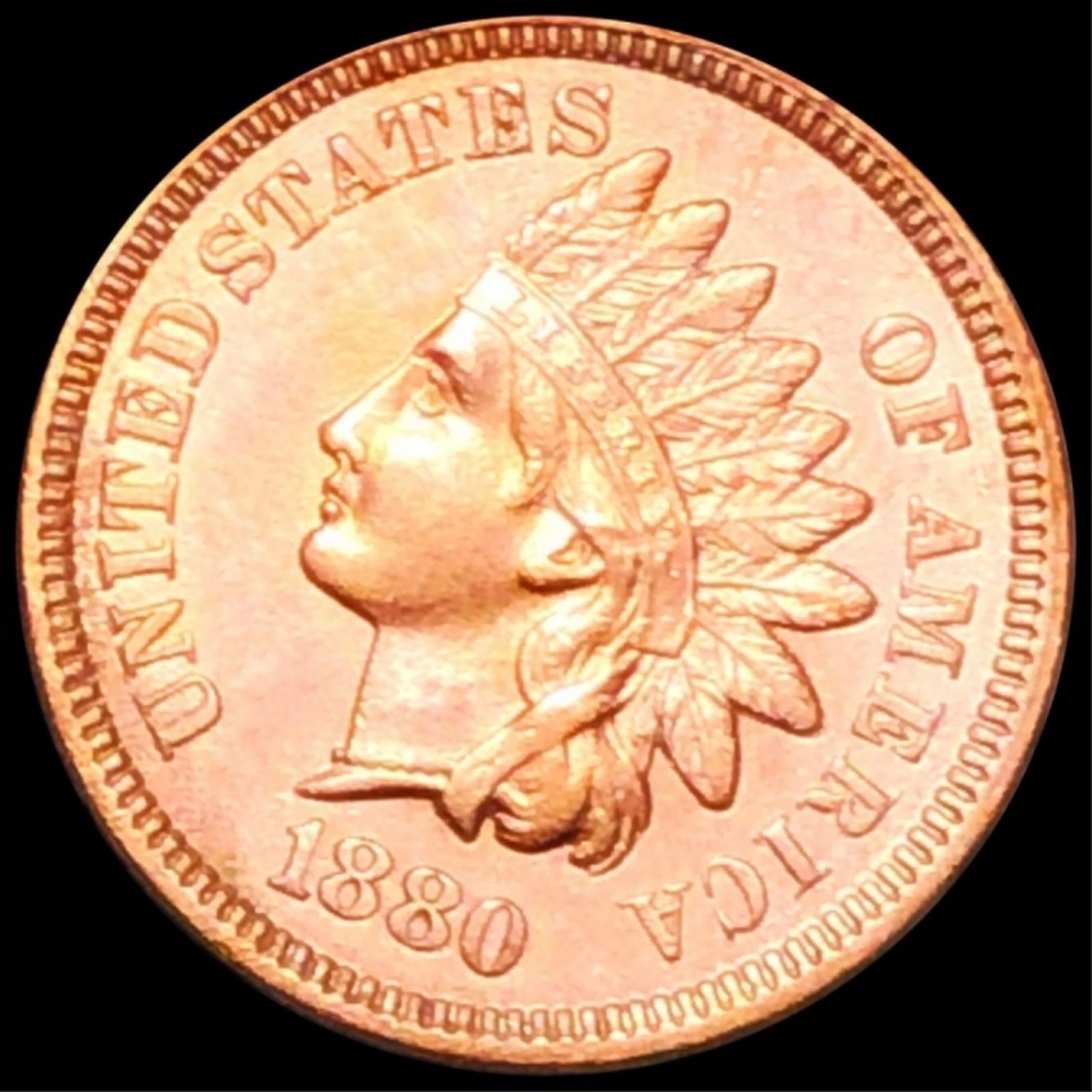 1880 Indian Head Penny GEM PROOF (1 of 2)