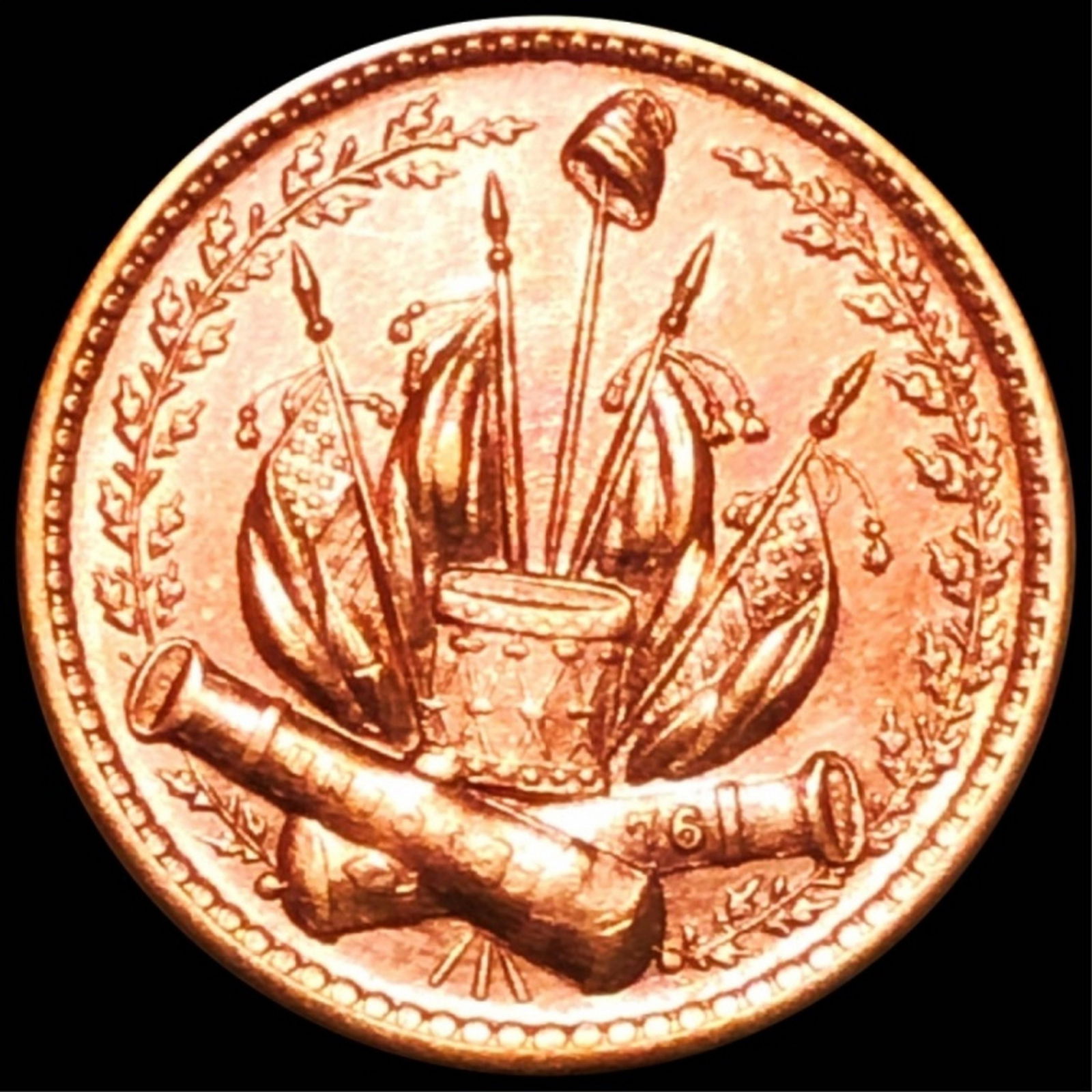 1863 Civil War Token UNC RED (1 of 2)