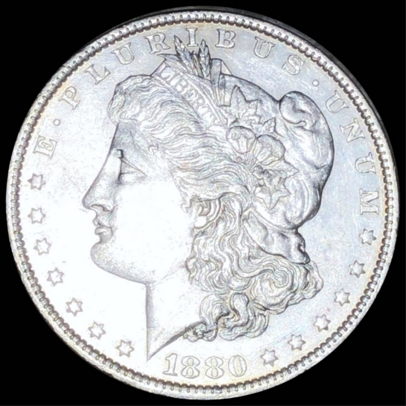1880-O "MICRO O" Morgan Silver Dollar UNCIRCULATED (1 of 2)