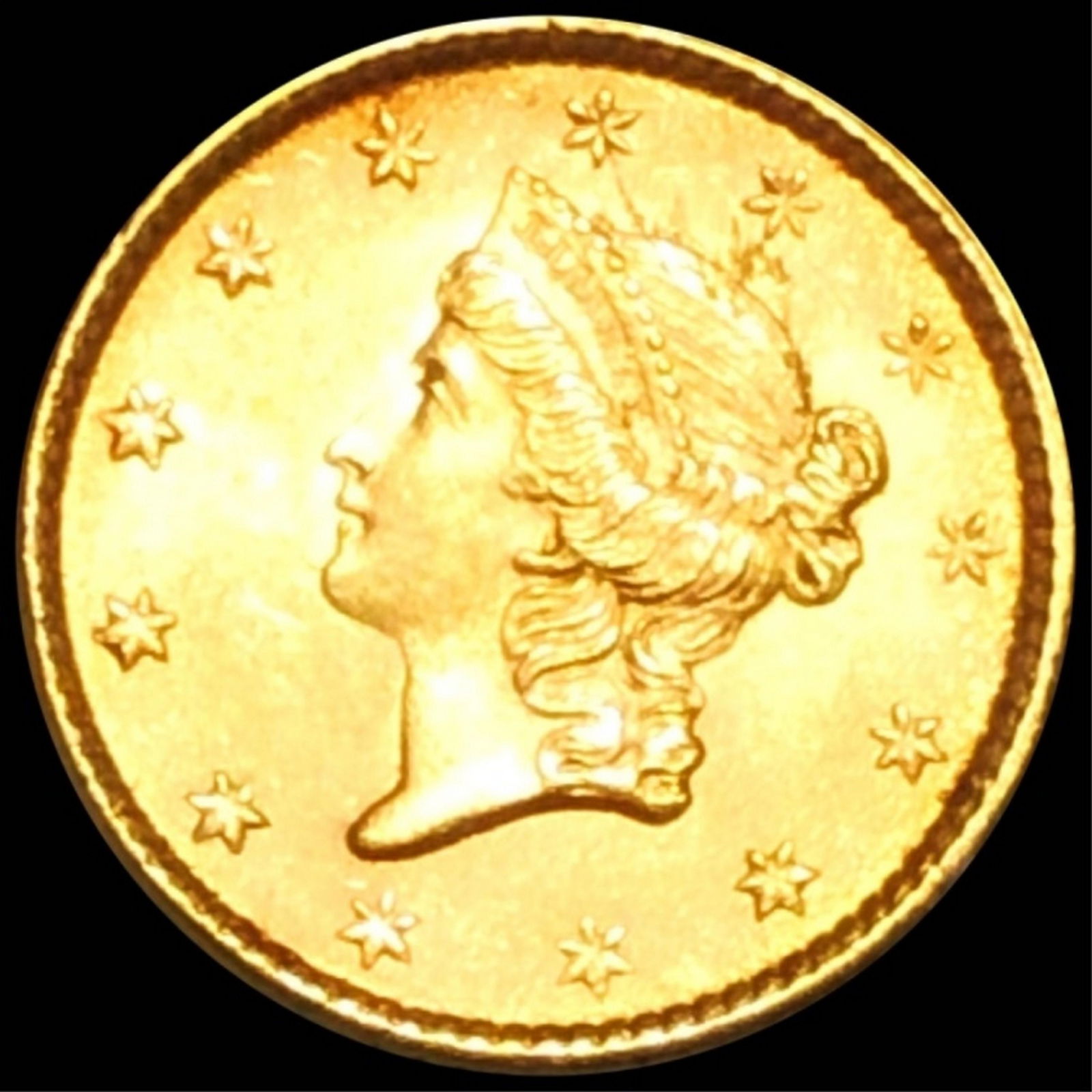 1853 Rare Gold Dollar UNC (1 of 2)