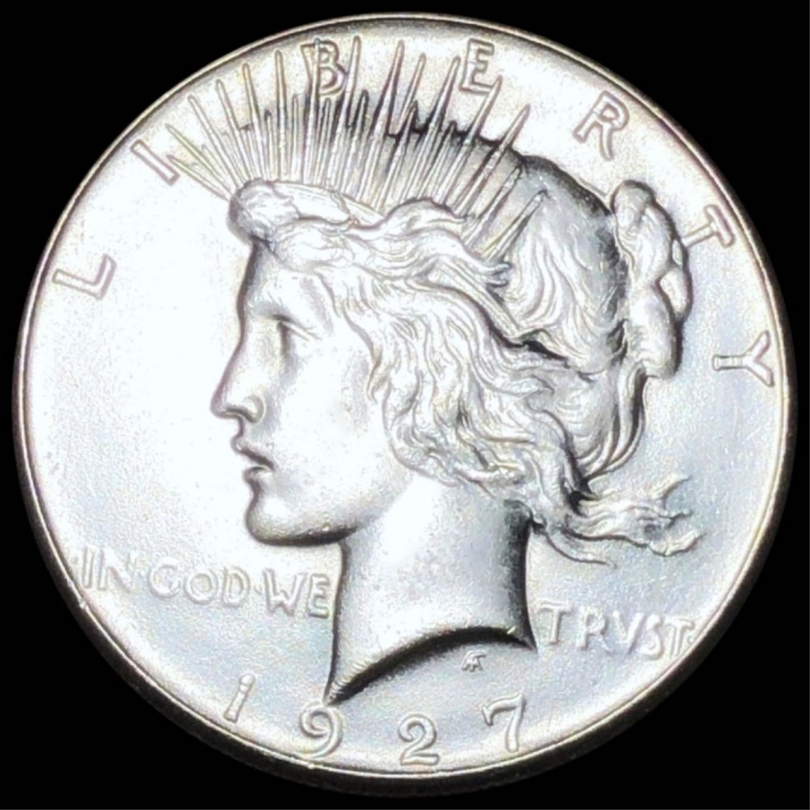 1927 Silver Peace Dollar UNC (1 of 2)