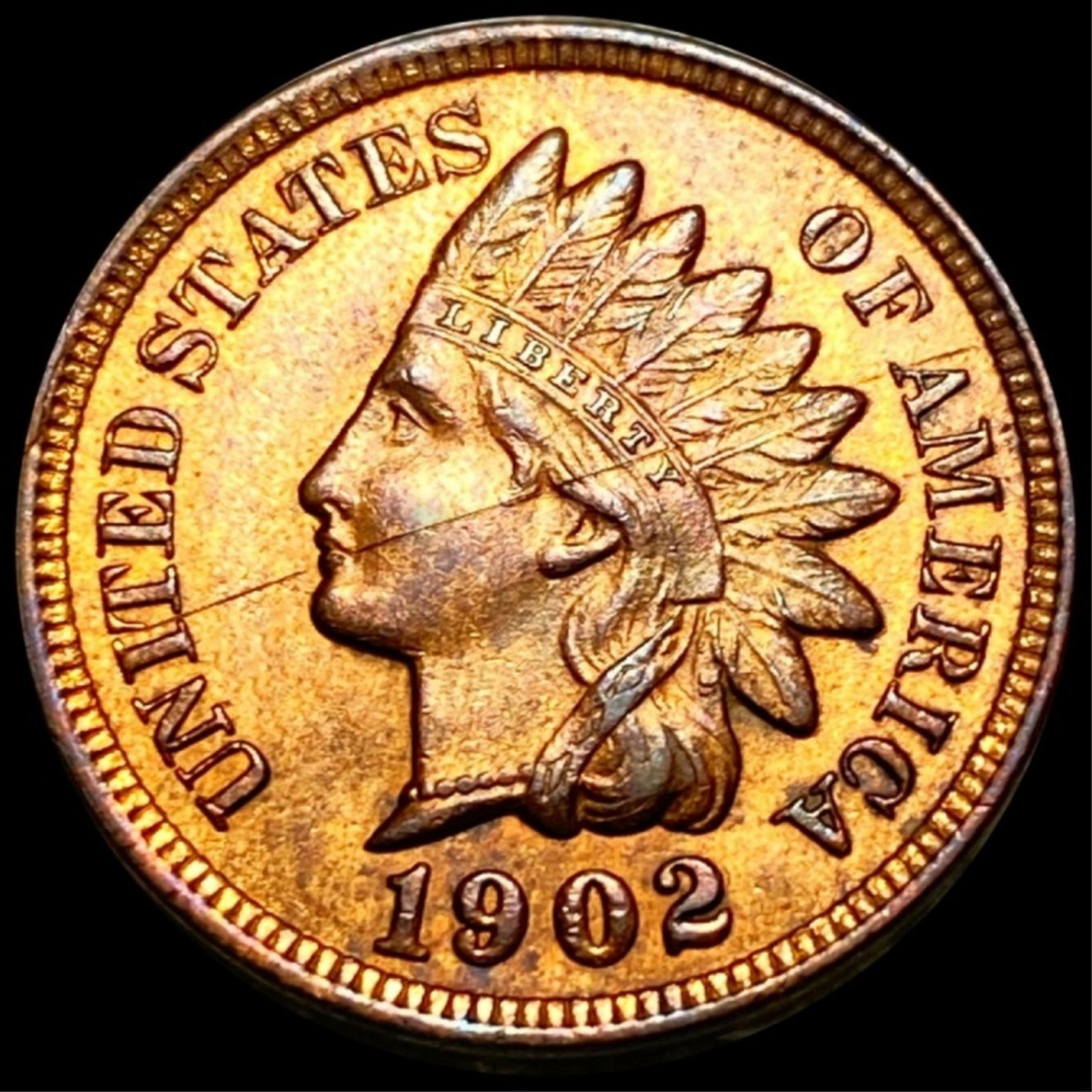 1902 Indian Head Penny UNCIRCULATED (1 of 2)
