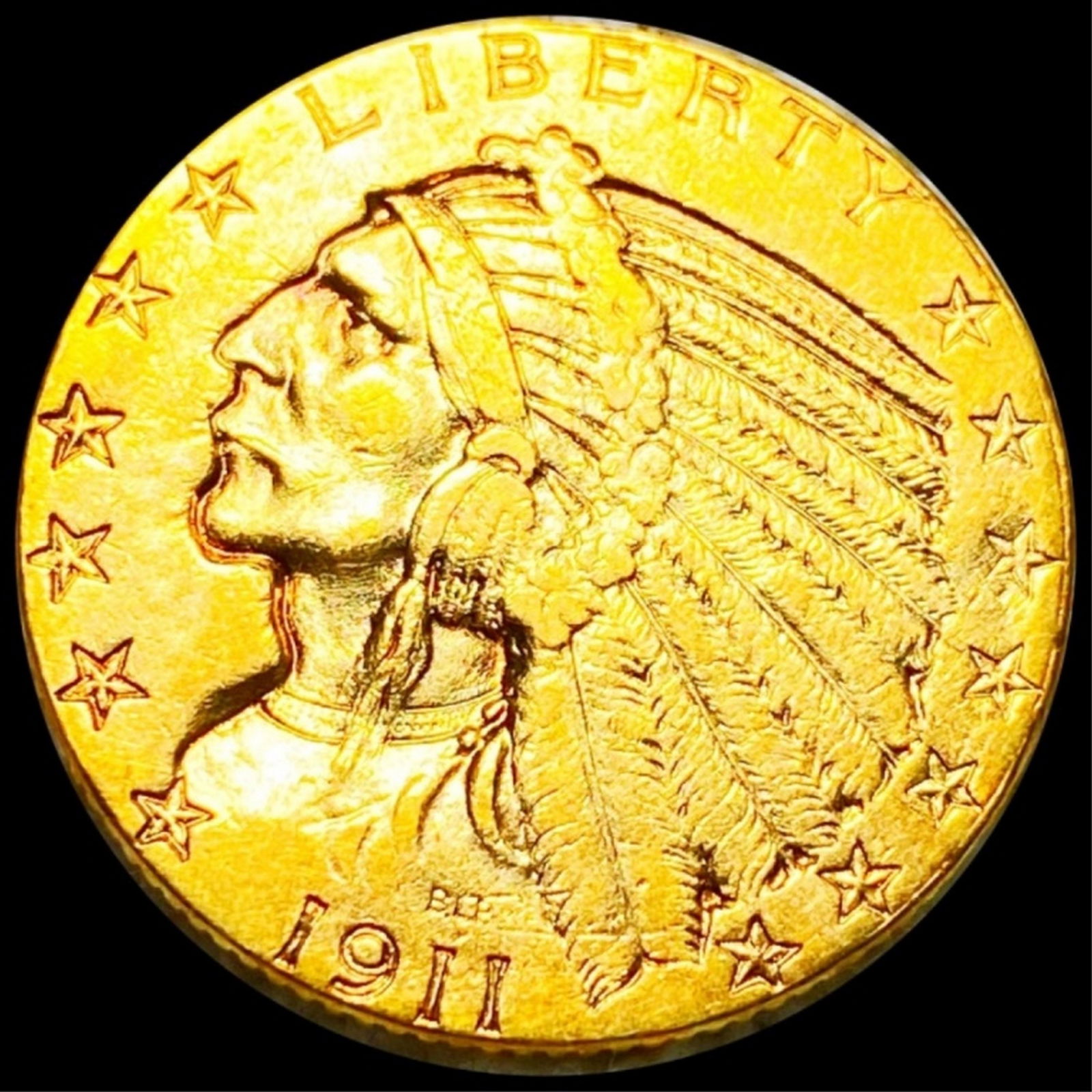 1911-S $5 Gold Half Eagle UNCIRCULATED (1 of 2)