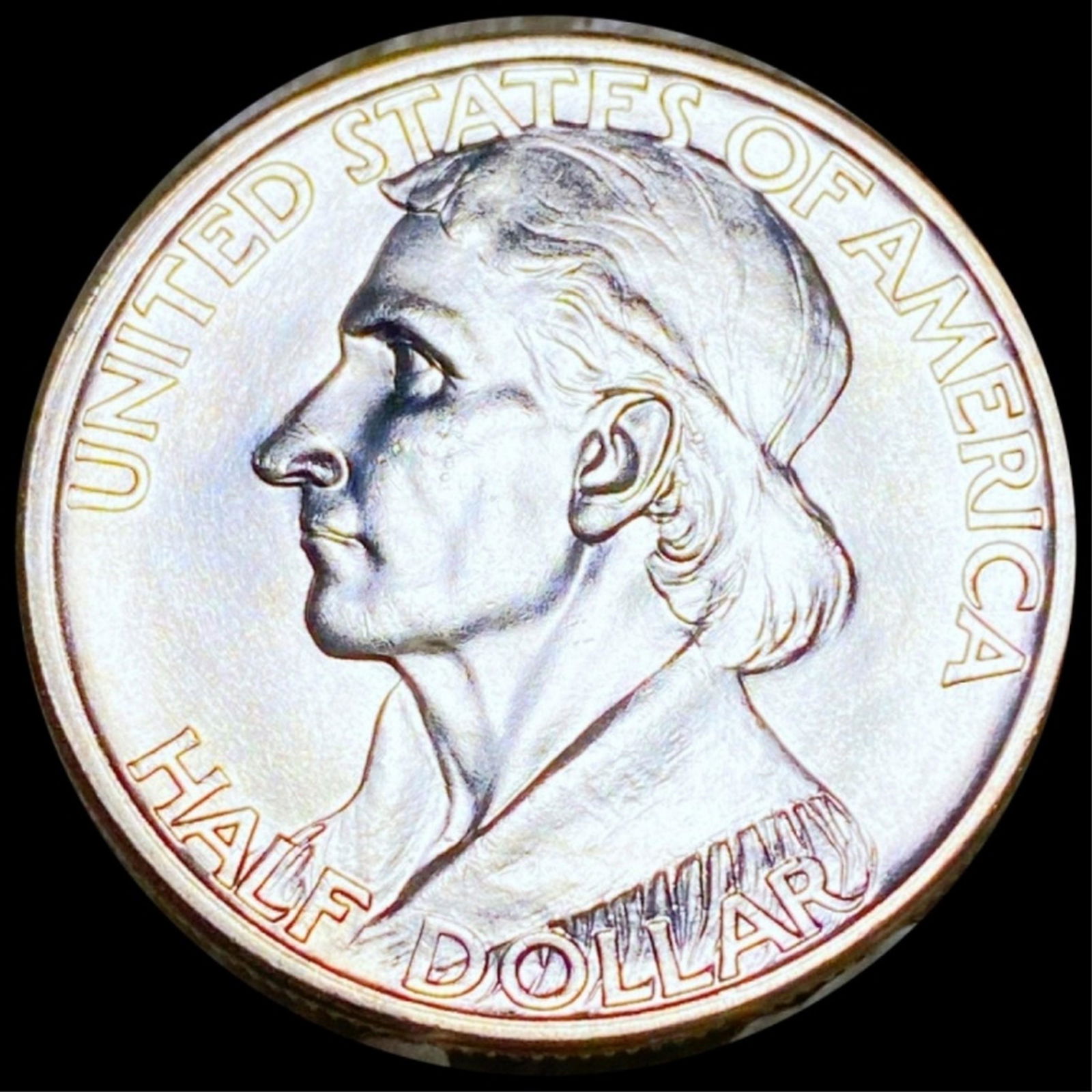 1935-D Daniel Boone Half Dollar UNC (1 of 2)