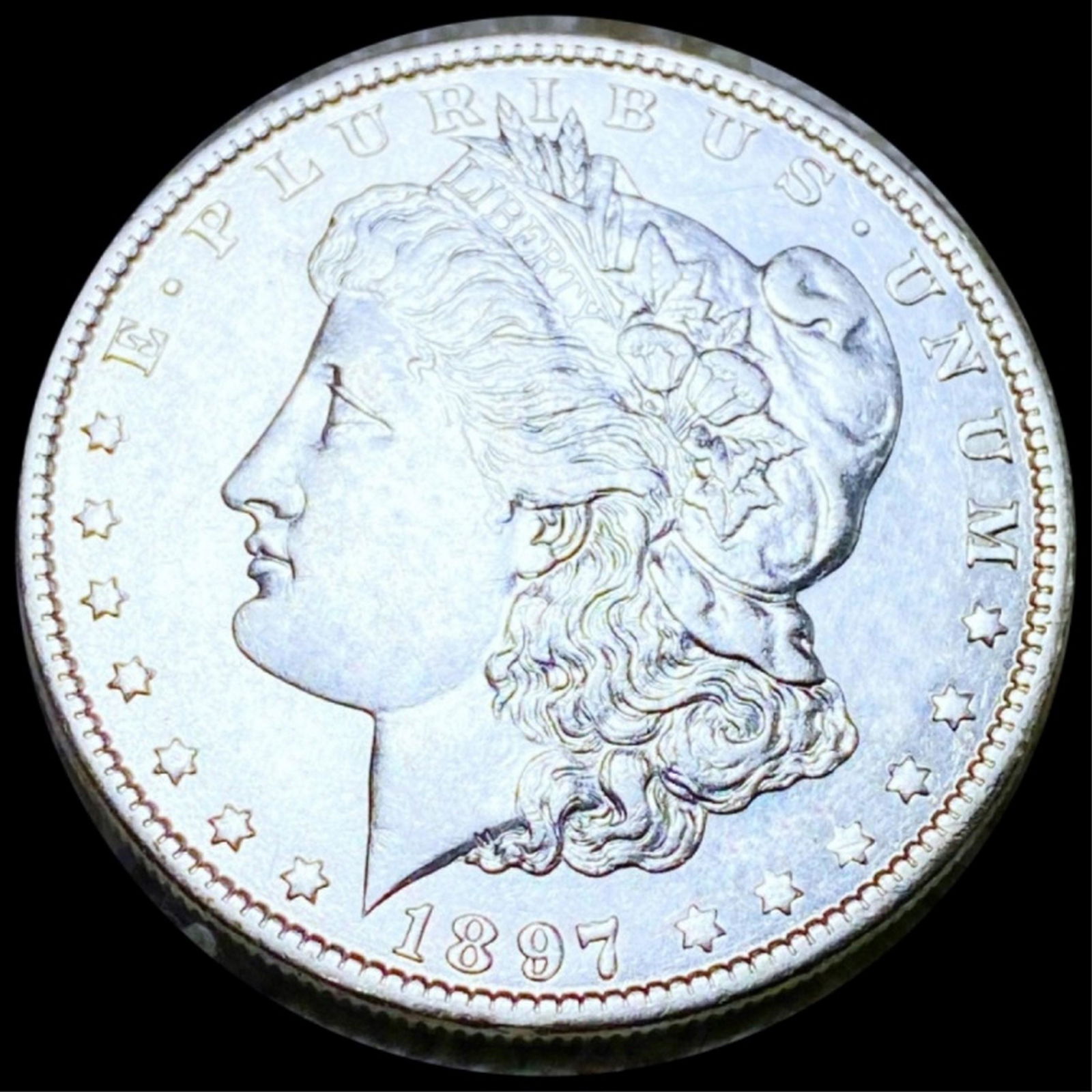 1897-O Morgan Silver Dollar UNC (1 of 2)
