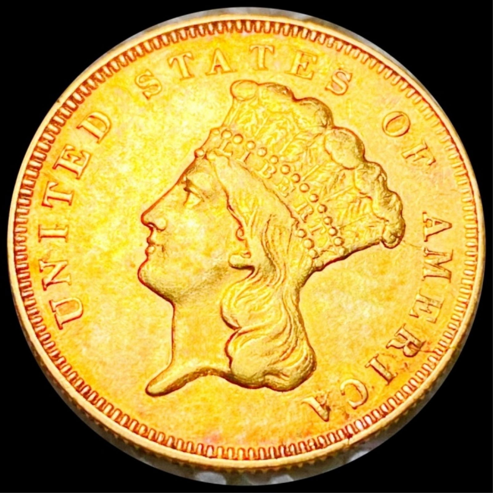 1878 $3 Gold Piece UNCIRCULATED (1 of 2)