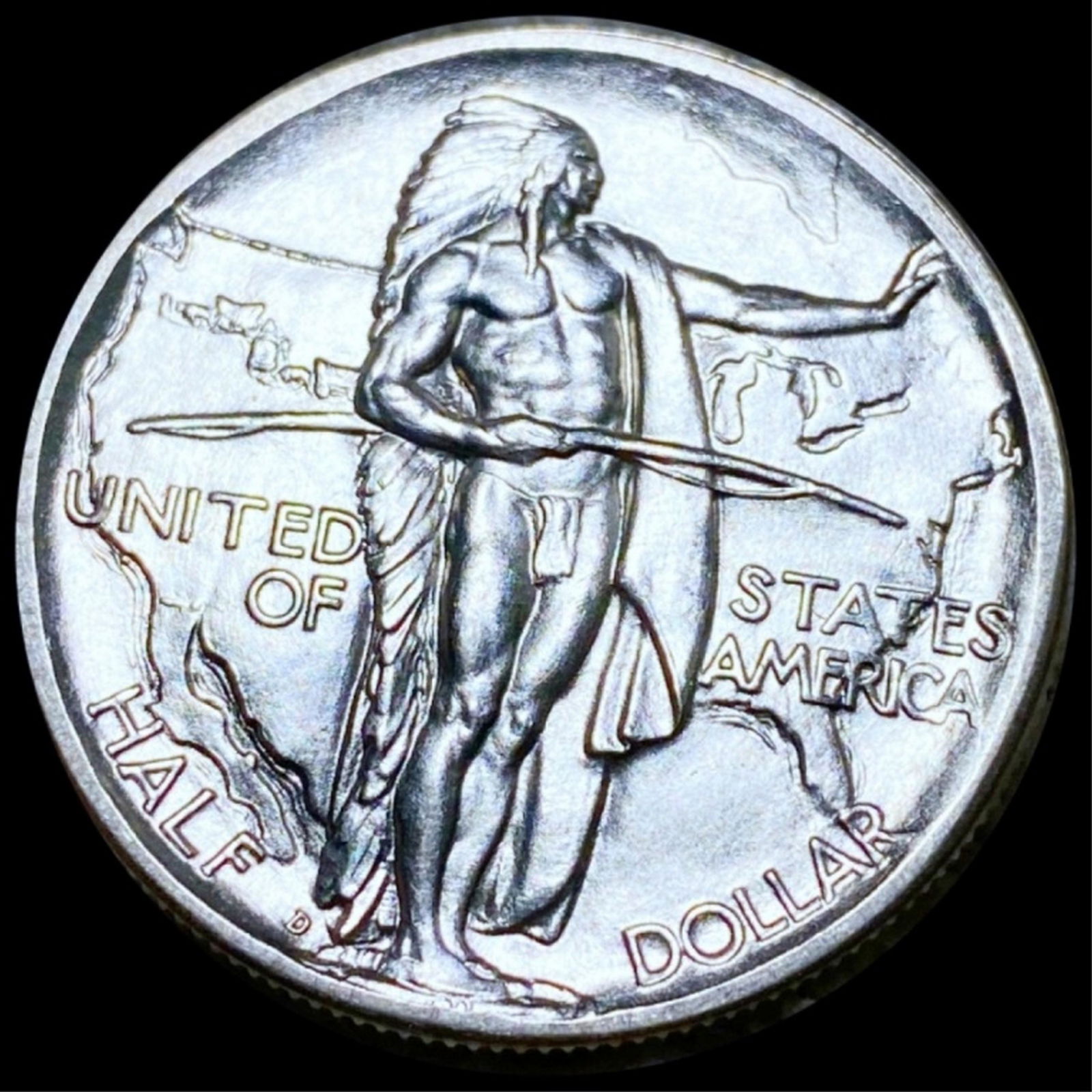 1938-D Oregon Trail Memorial Half Dollar UNC (1 of 2)