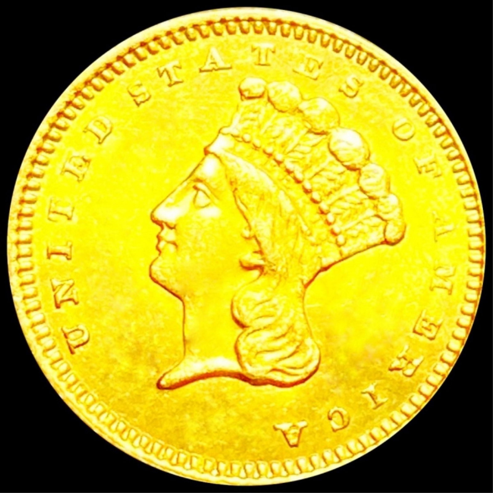 1883 Rare Gold Dollar UNCIRCULATED: 1883 Rare Gold Dollar UNCIRCULATED