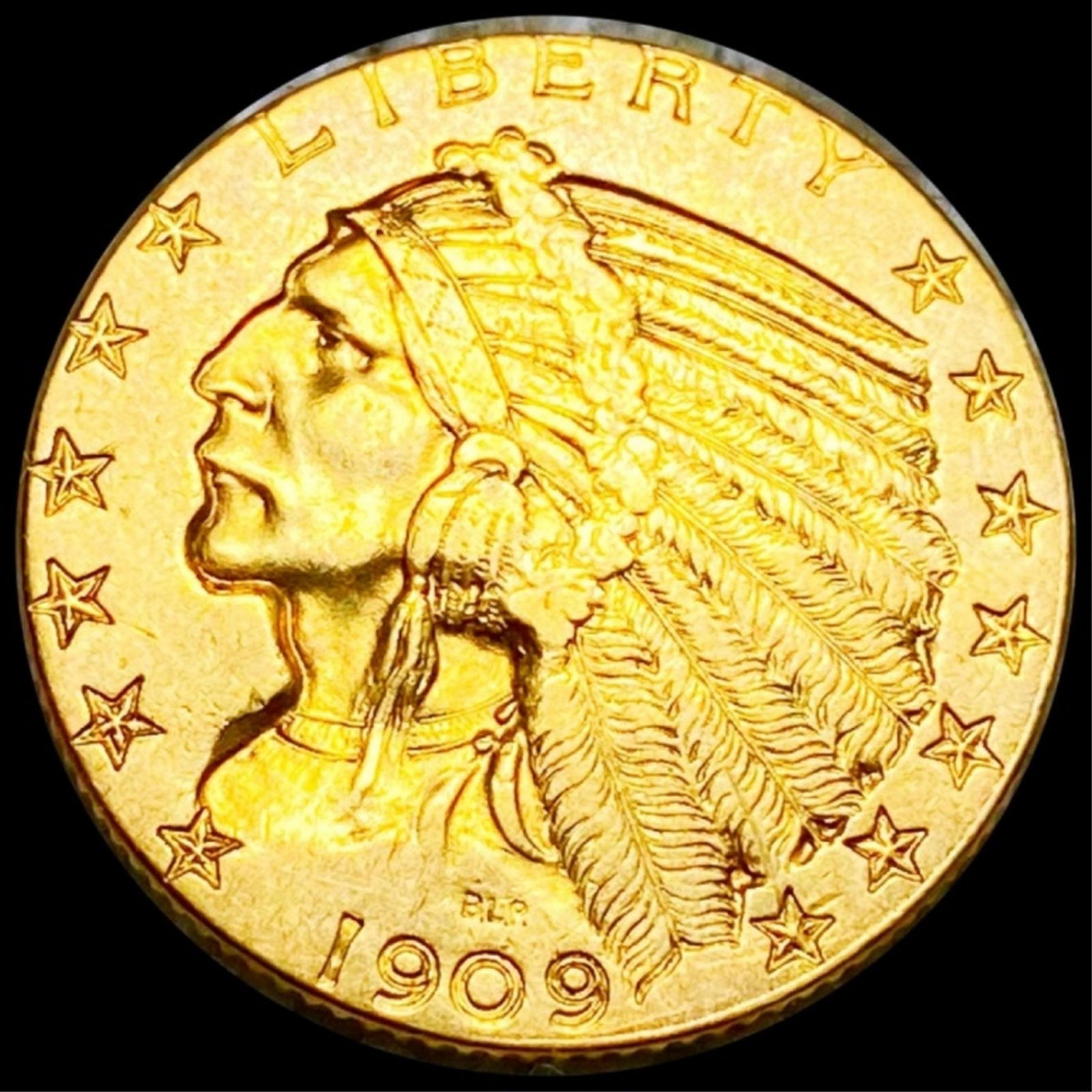 1909-S $5 Gold Half Eagle CLOSELY UNC (1 of 2)
