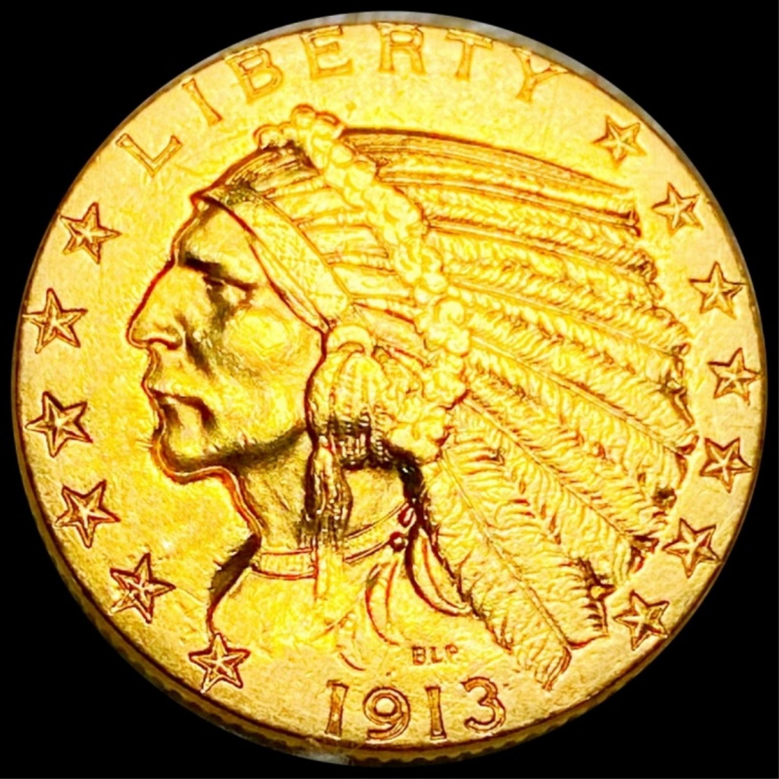 1913 $5 Gold Half Eagle UNCIRCULATED (1 of 2)
