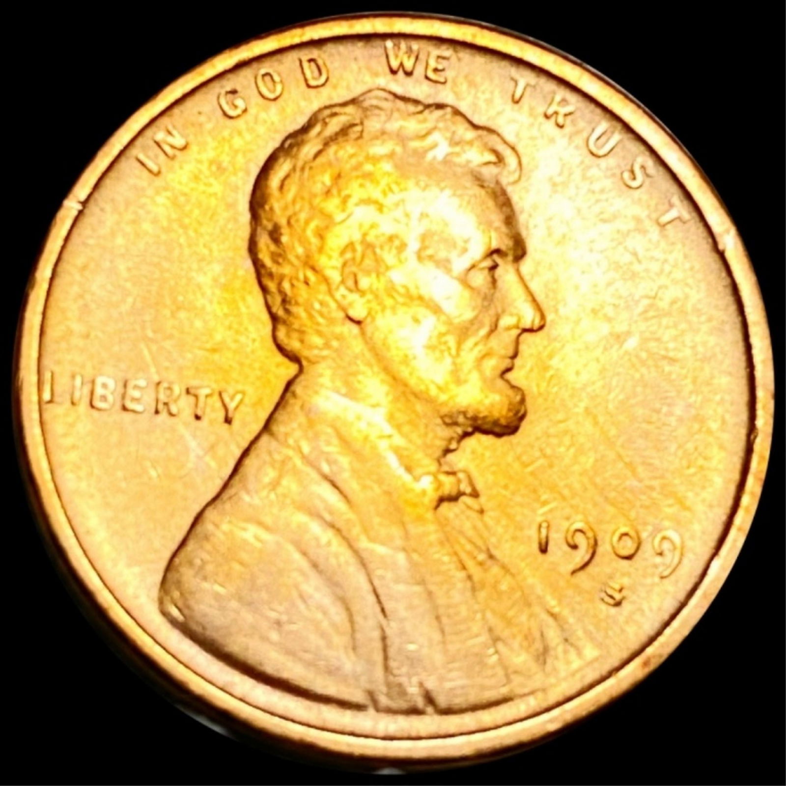 1909-S Lincoln Wheat Penny UNCIRCULATED (1 of 2)