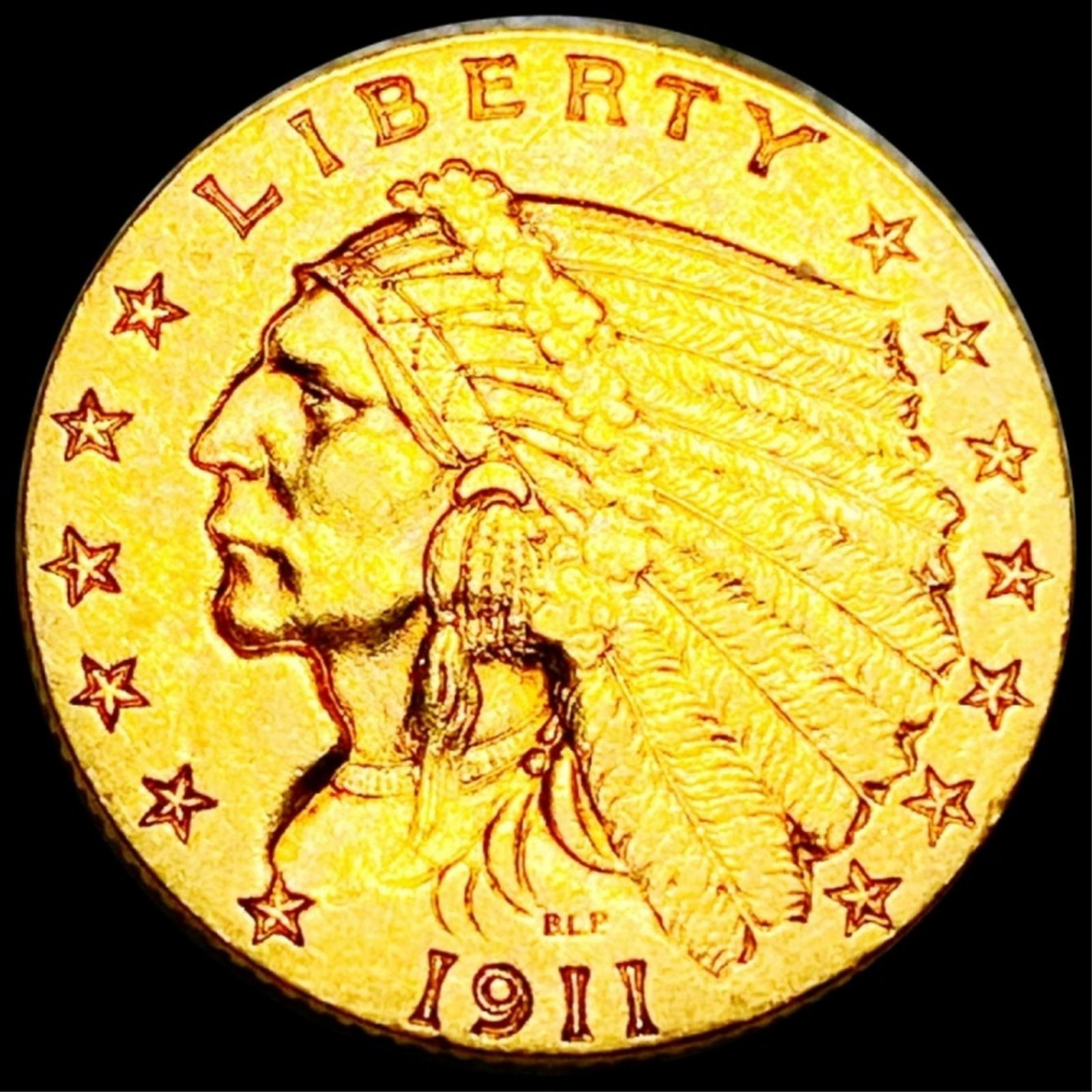 1911 $2.50 Gold Quarter Eagle UNCIRCULATED (1 of 2)