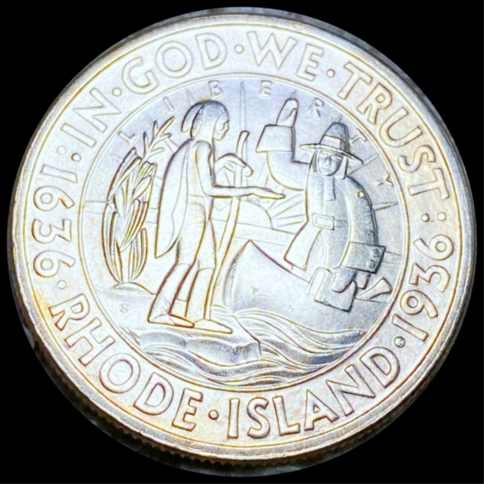 1936-S Rhode Island Half Dollar UNCIRCULATED (1 of 2)