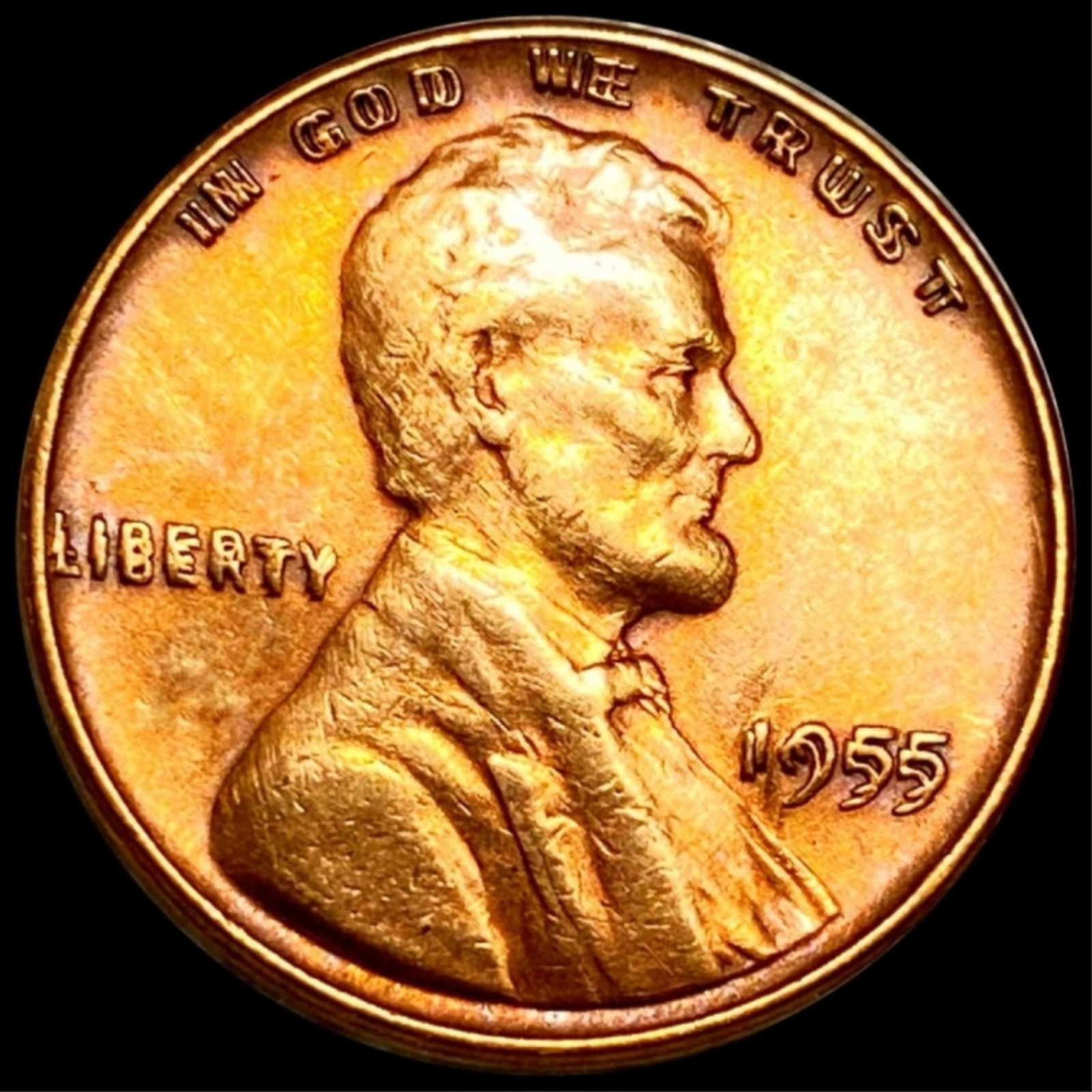 1955/55 DDO Lincoln Wheat Penny UNCIRCULATED (1 of 2)
