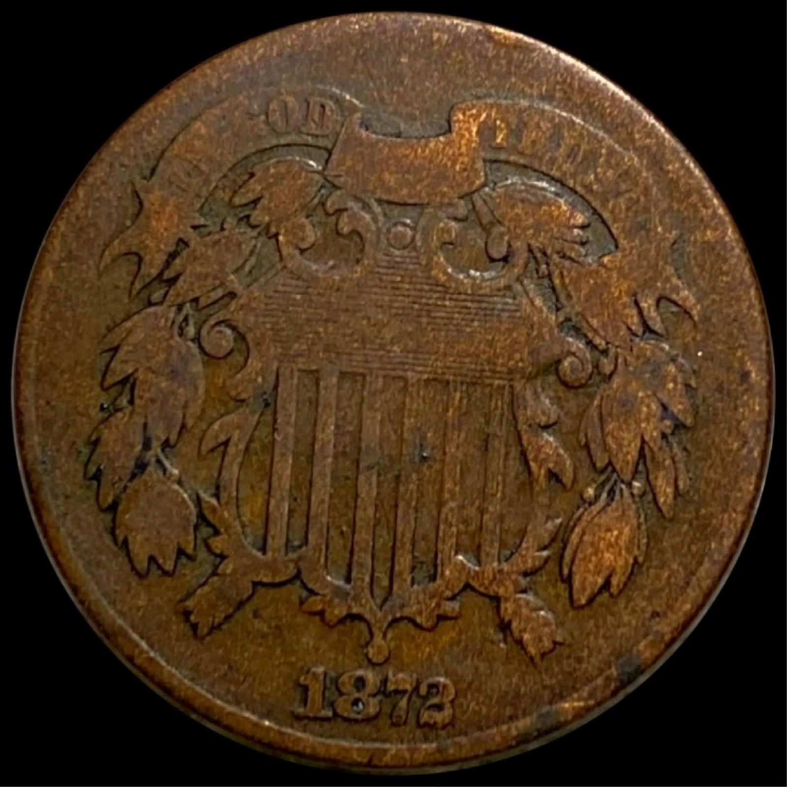 1872 Two Cent Piece NICELY CIRCULATED (1 of 2)