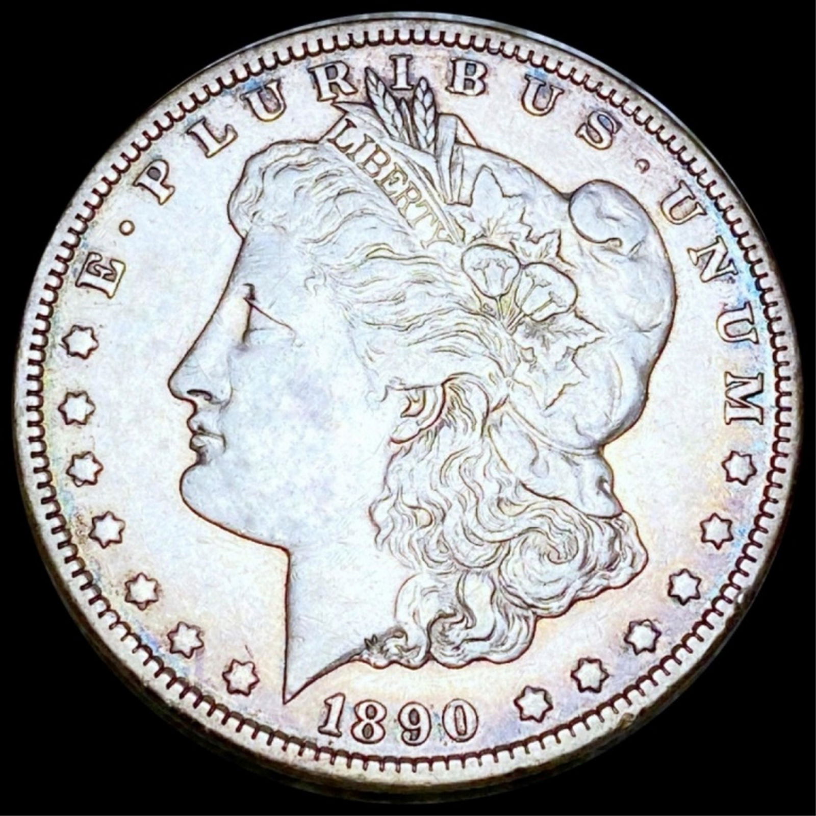 1890-CC Morgan Silver Dollar CLOSELY UNC (1 of 2)