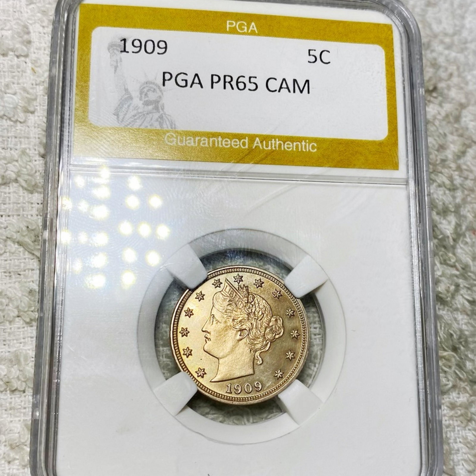 1909 Liberty Victory Nickel PGA - PR 65 CAM: 1909 Liberty Victory Nickel PGA - PR 65 CAM