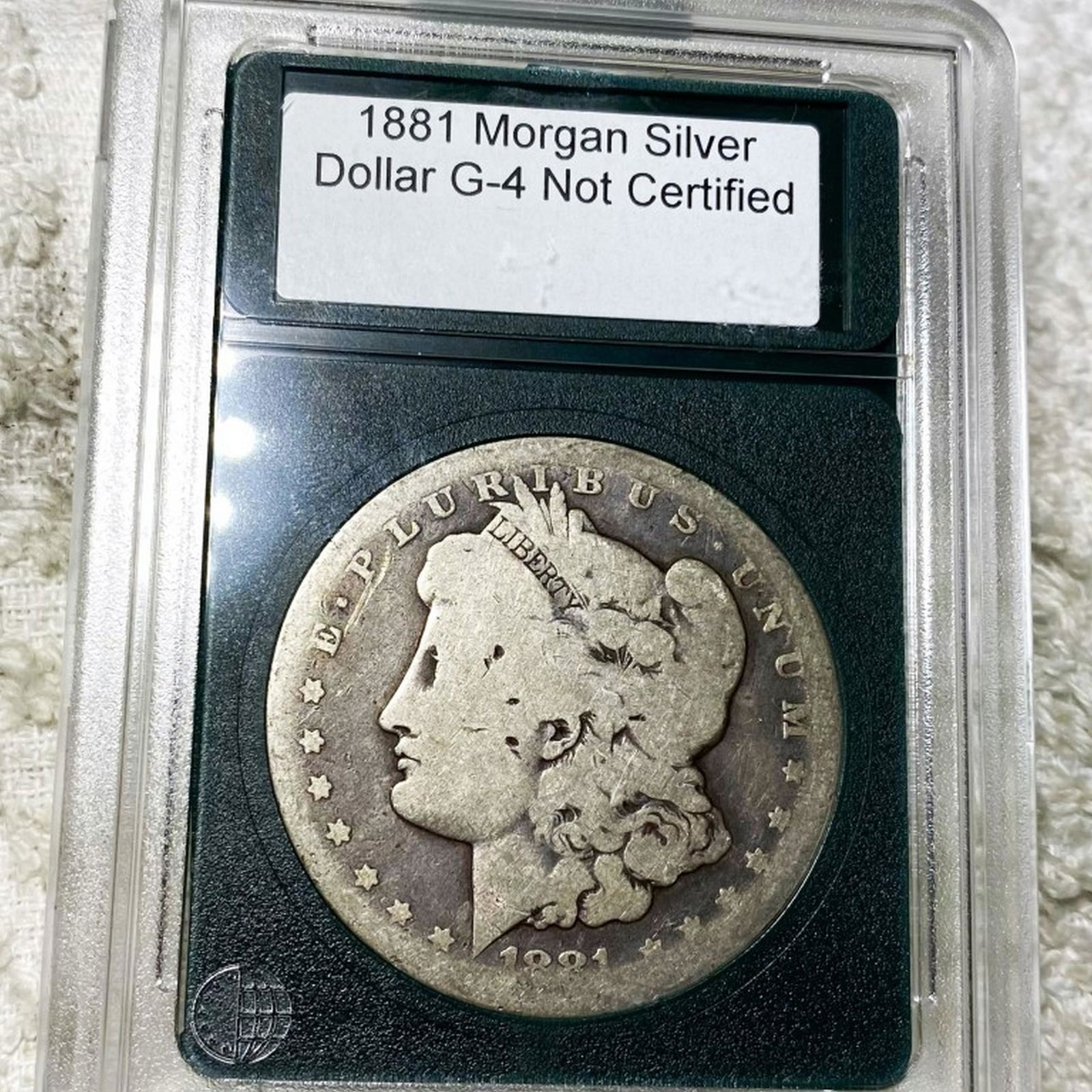 1881 Morgan Silver Dollar G4 (1 of 2)