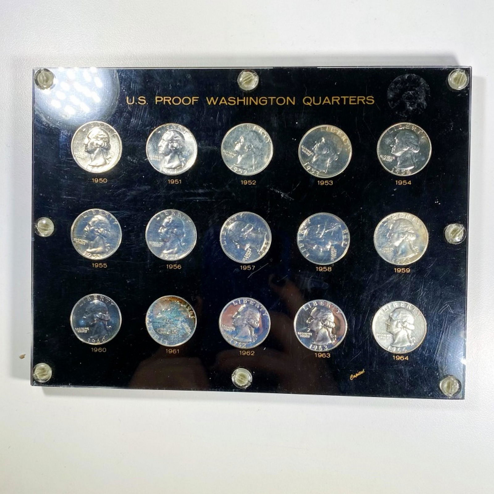 1950-64 Washington Silver Quarter Set GEM PROOF (1 of 2)