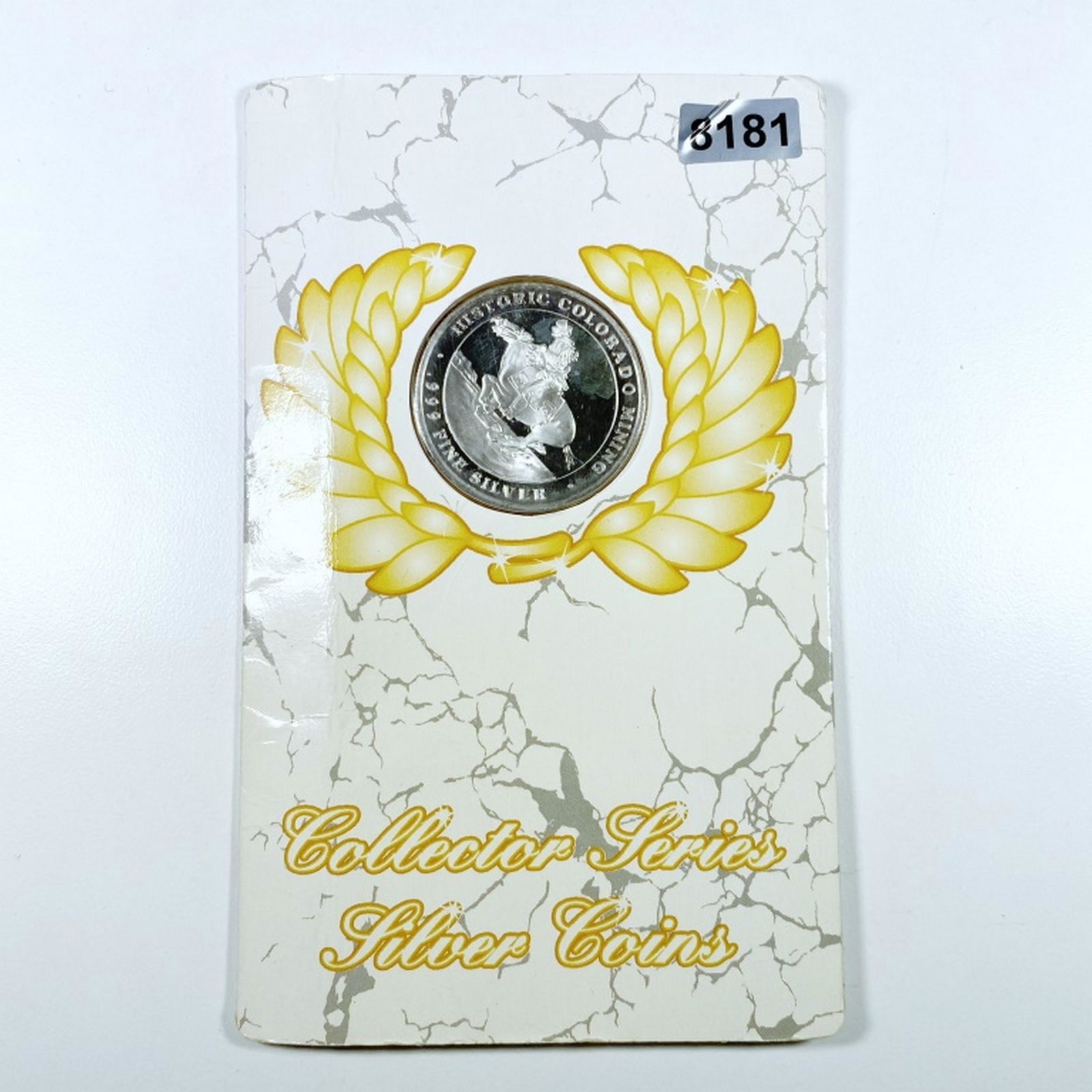 Historic Colorado Mining Silver Round GEM PR 1Oz (1 of 2)