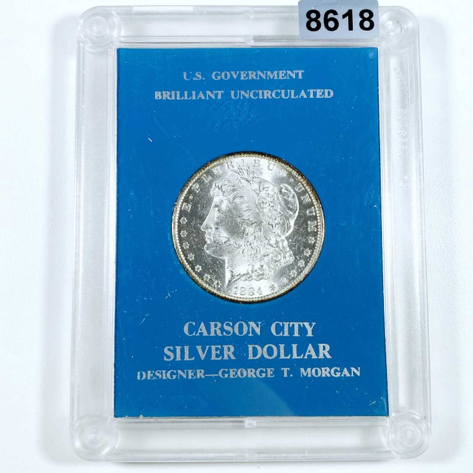 1884-CC Morgan Silver Dollar GEM BU (1 of 2)