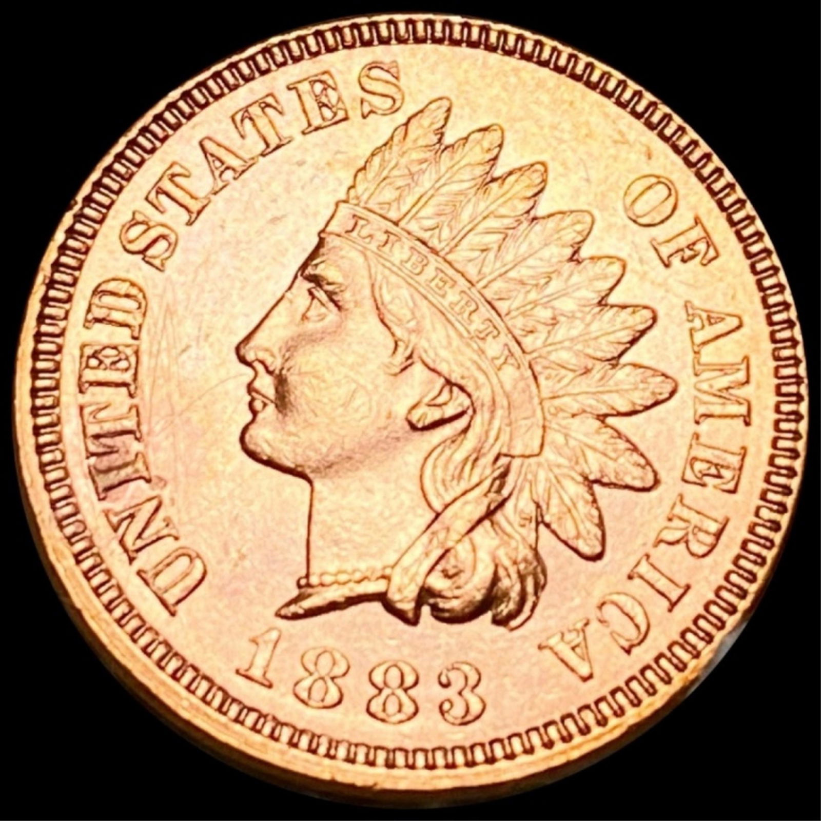 1883 Indian Head Penny CHOICE BU RED (1 of 2)