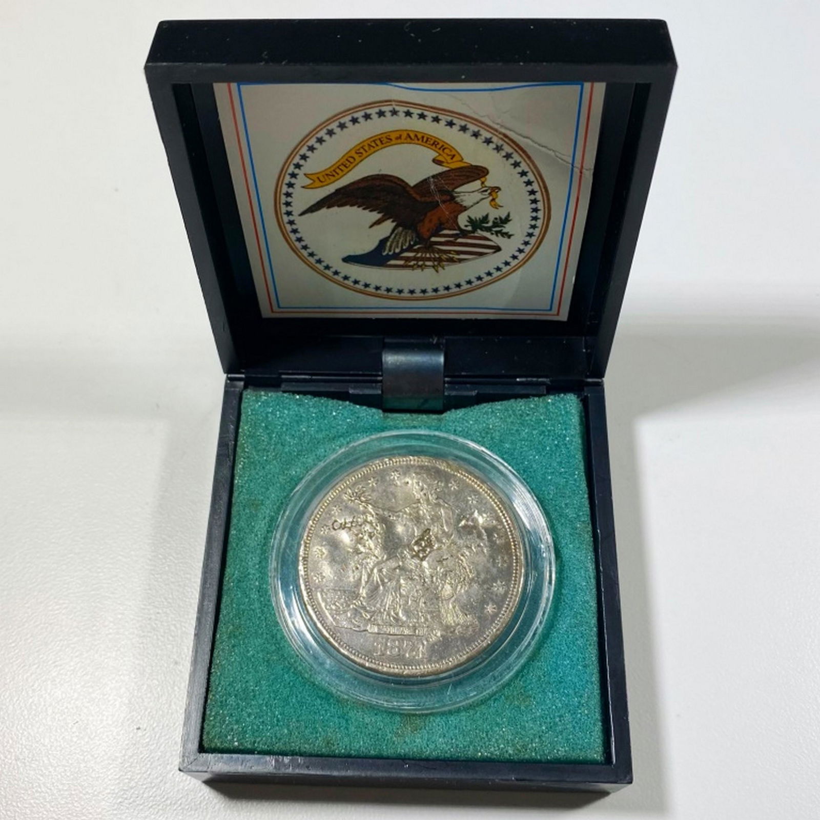 1874-CC Silver Trade Dollar LIGHTLY CIRC (1 of 3)