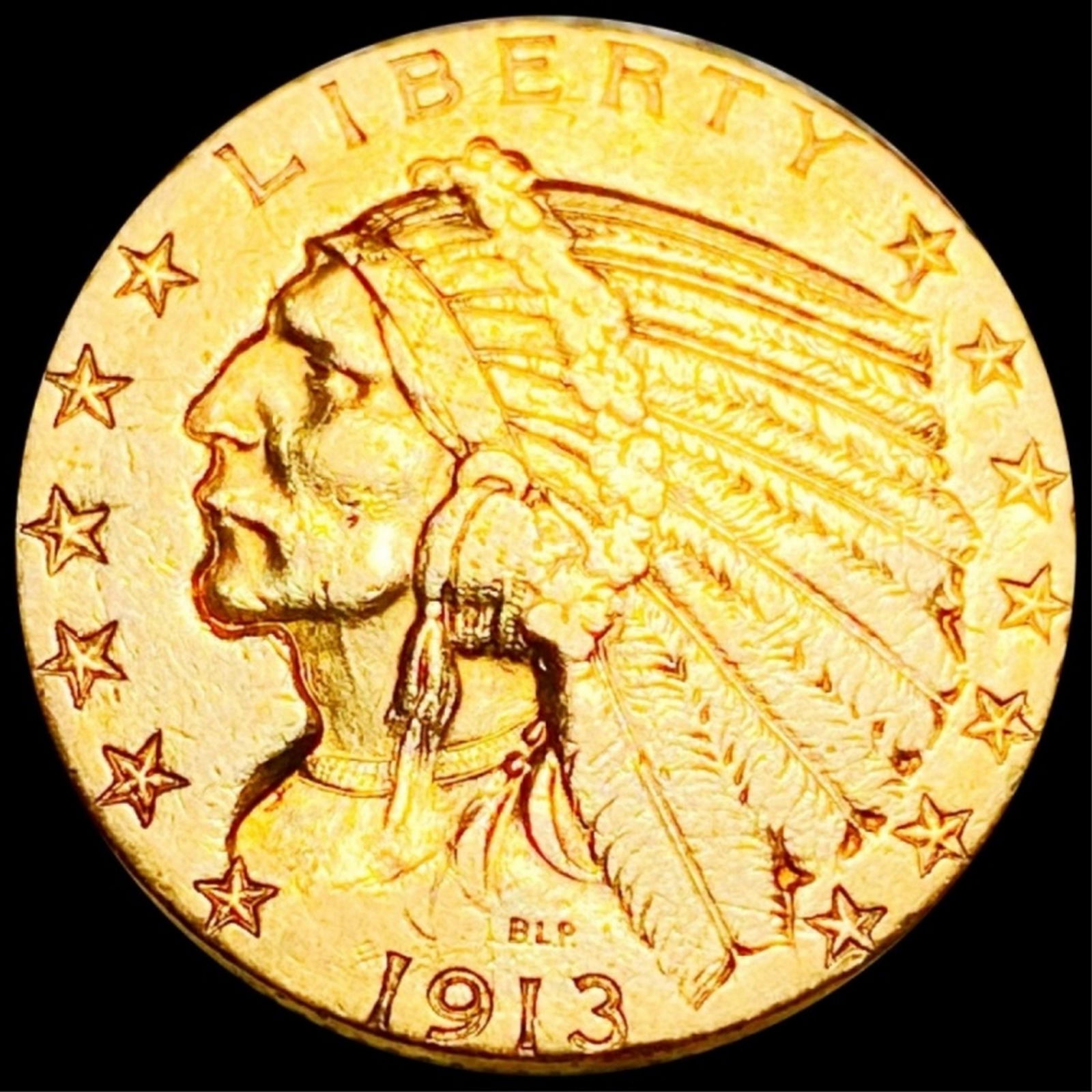 1913 $5 Gold Half Eagle UNCIRCULATED (1 of 2)