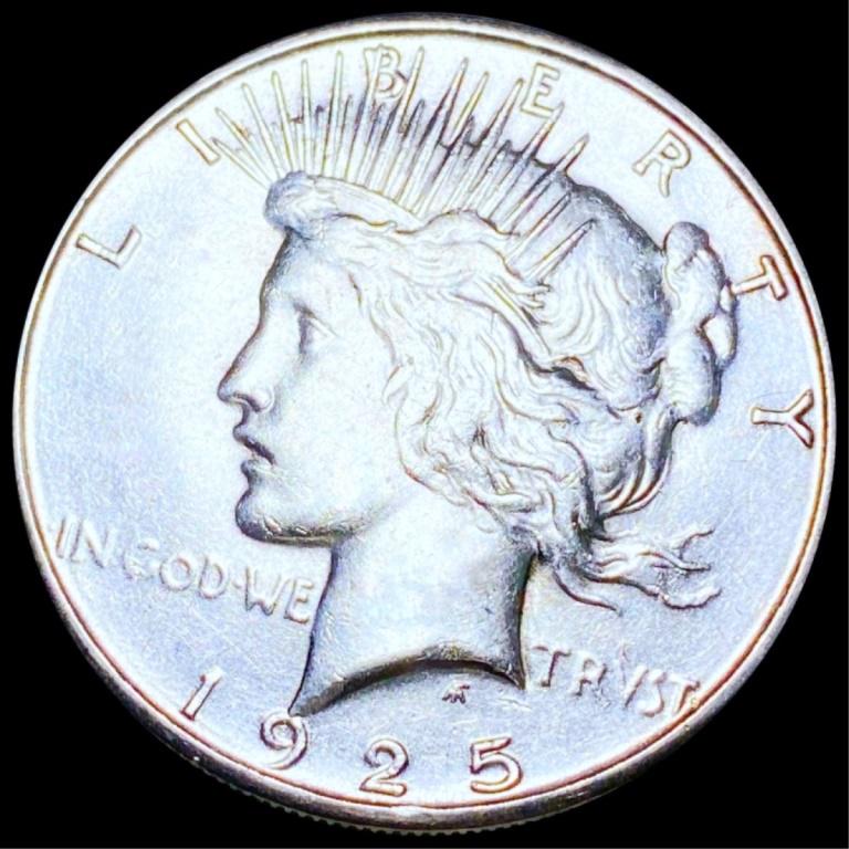 1925-S Silver Peace Dollar UNCIRCULATED (1 of 2)