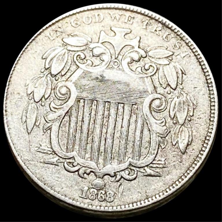 1868 Shield Nickel LIGHTLY CIRCULATED (1 of 2)