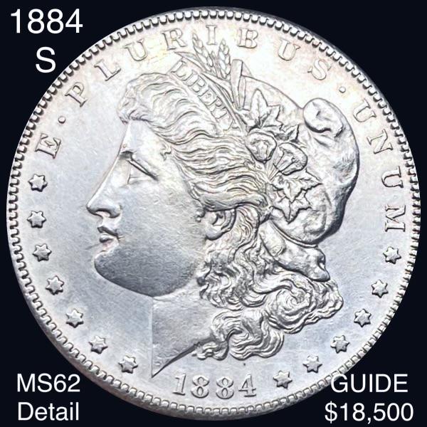 1884-S Morgan Silver Dollar UNC DETAIL (1 of 2)
