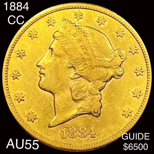 1884-CC $20 Gold Double Eagle CHOICE AU (1 of 2)