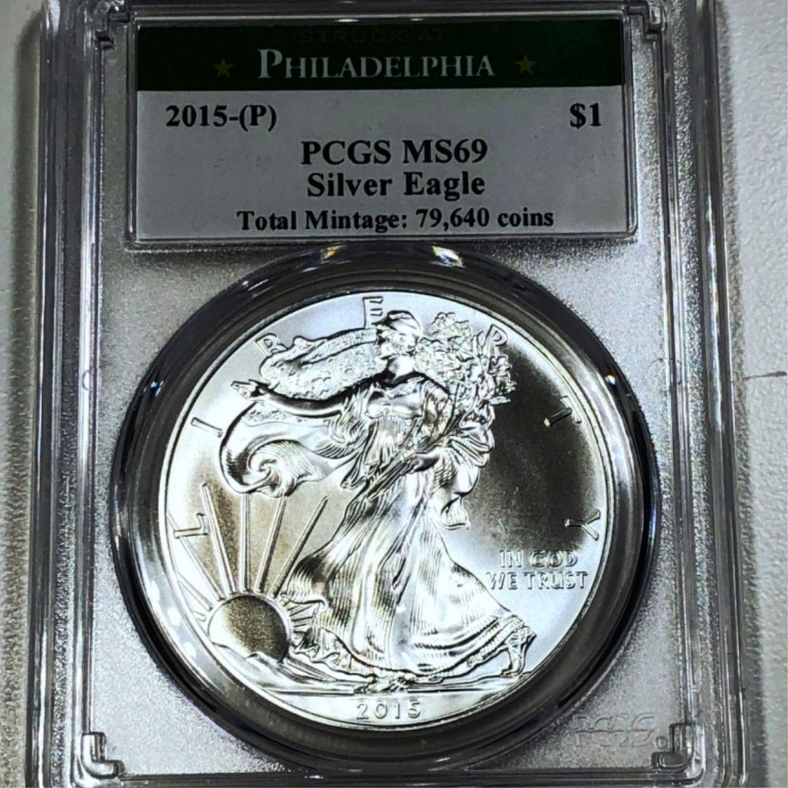 2015-P American Silver Eagle Dollar PCGS - MS69 (1 of 2)