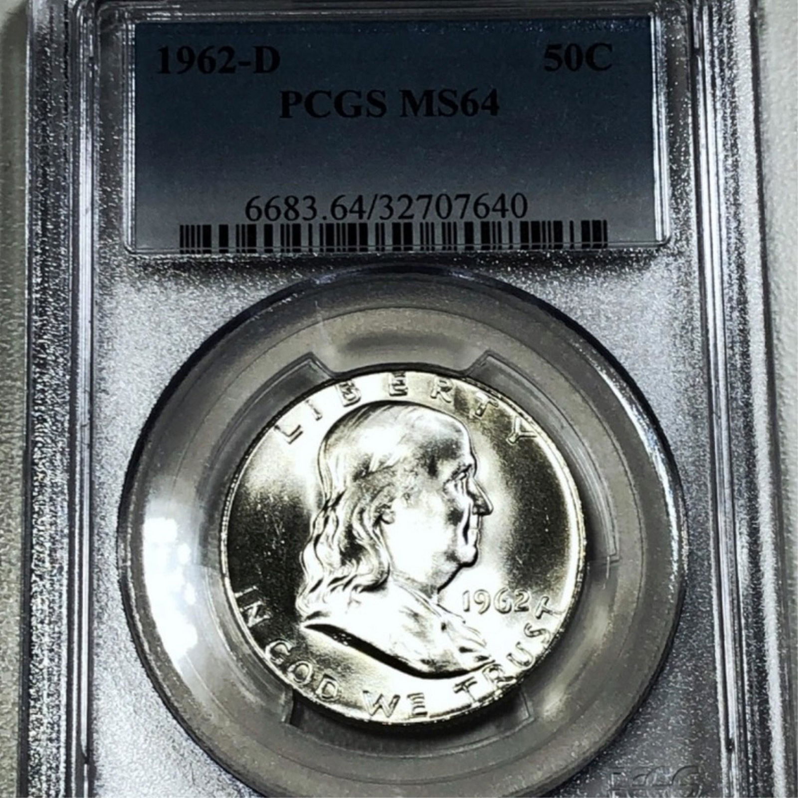 1962-D Franklin Half Dollar PCGS - MS64 (1 of 2)