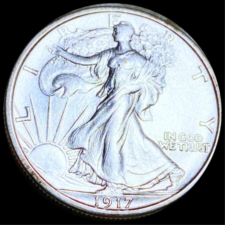 1917 Walking Liberty Half Dollar UNCIRCULATED (1 of 2)