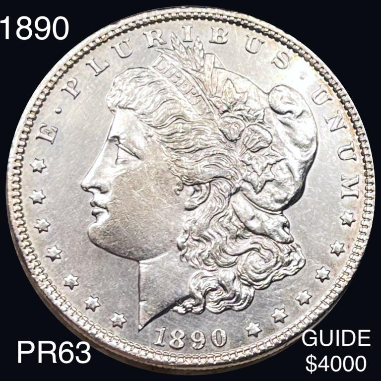 1890 Morgan Silver Dollar CHOICE PROOF (1 of 2)