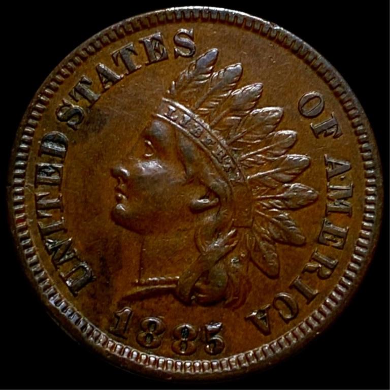 1885 Indian Head Penny CLOSELY UNCIRCULATED (1 of 2)