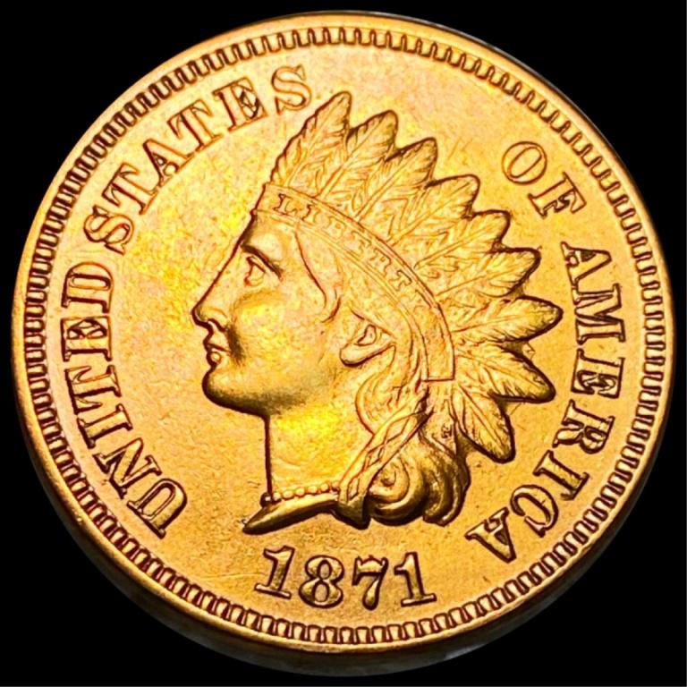 1871 Indian Head Penny UNCIRCULATED (1 of 2)