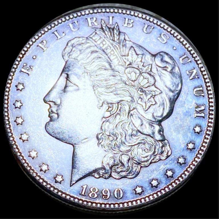 1890-CC Morgan Silver Dollar UNCIRCULATED (1 of 2)
