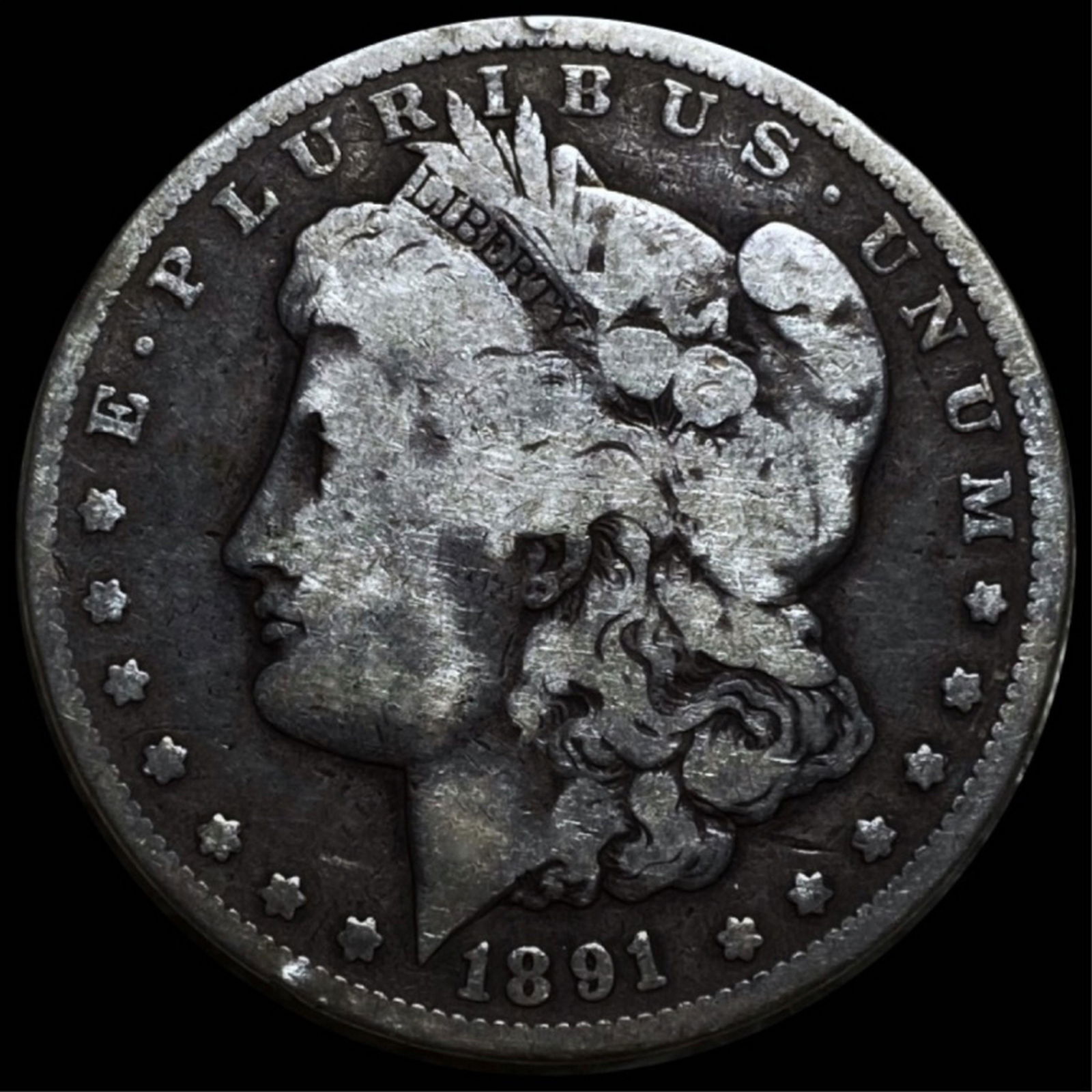1891-CC Morgan Silver Dollar NICELY CIRC (1 of 2)