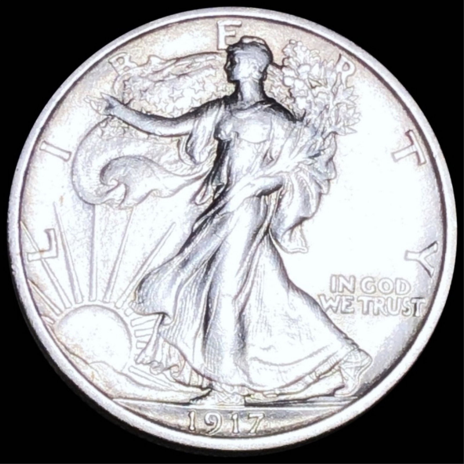 1917-D Walking Half Dollar UNCIRCULATED (1 of 2)